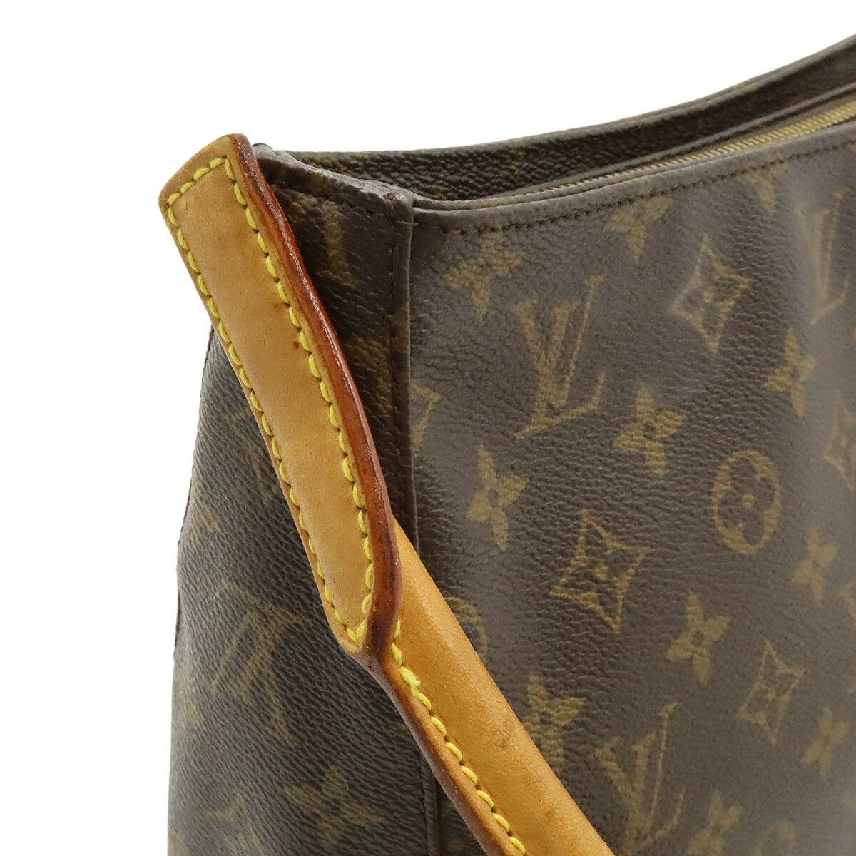 Louis Vuitton Louis Vuitton Louis Vuitton Looping MM Monogram Shoulder Bag Textile Shoulder Bag M51146 DUTY FREE for USA Size ONE SIZE - 4 Thumbnail