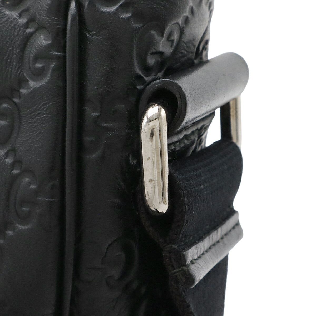 Gucci Gucci Gucci GG Rubber Coated Leather Shoulder Bag Plastic / Synthetic Shoulder Bag 322080 DUTY FREE for USA Size ONE SIZE - 7 Thumbnail
