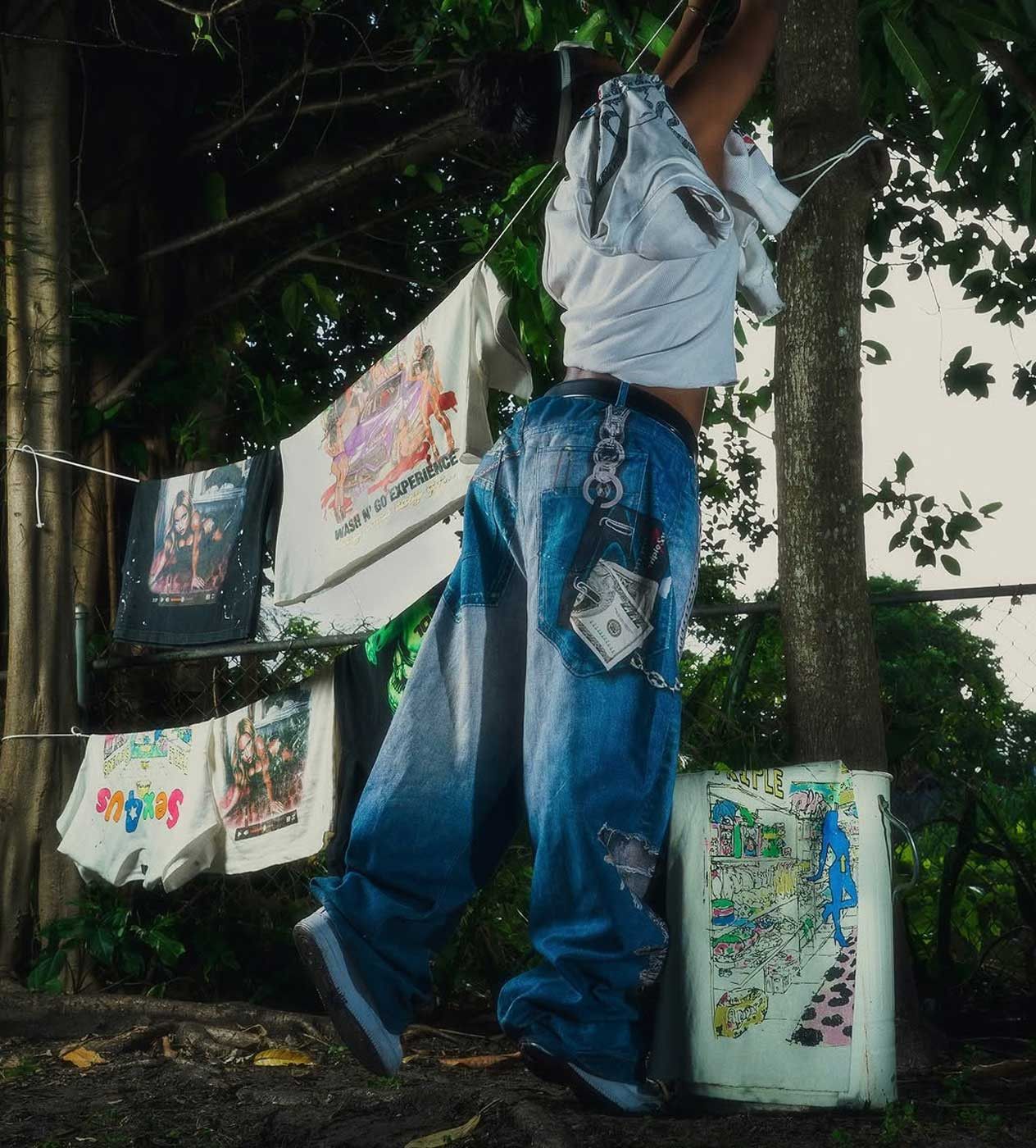 TRIPLE SEVENS 2D Denim Blue Size US 30 / EU 46 - 3 Thumbnail