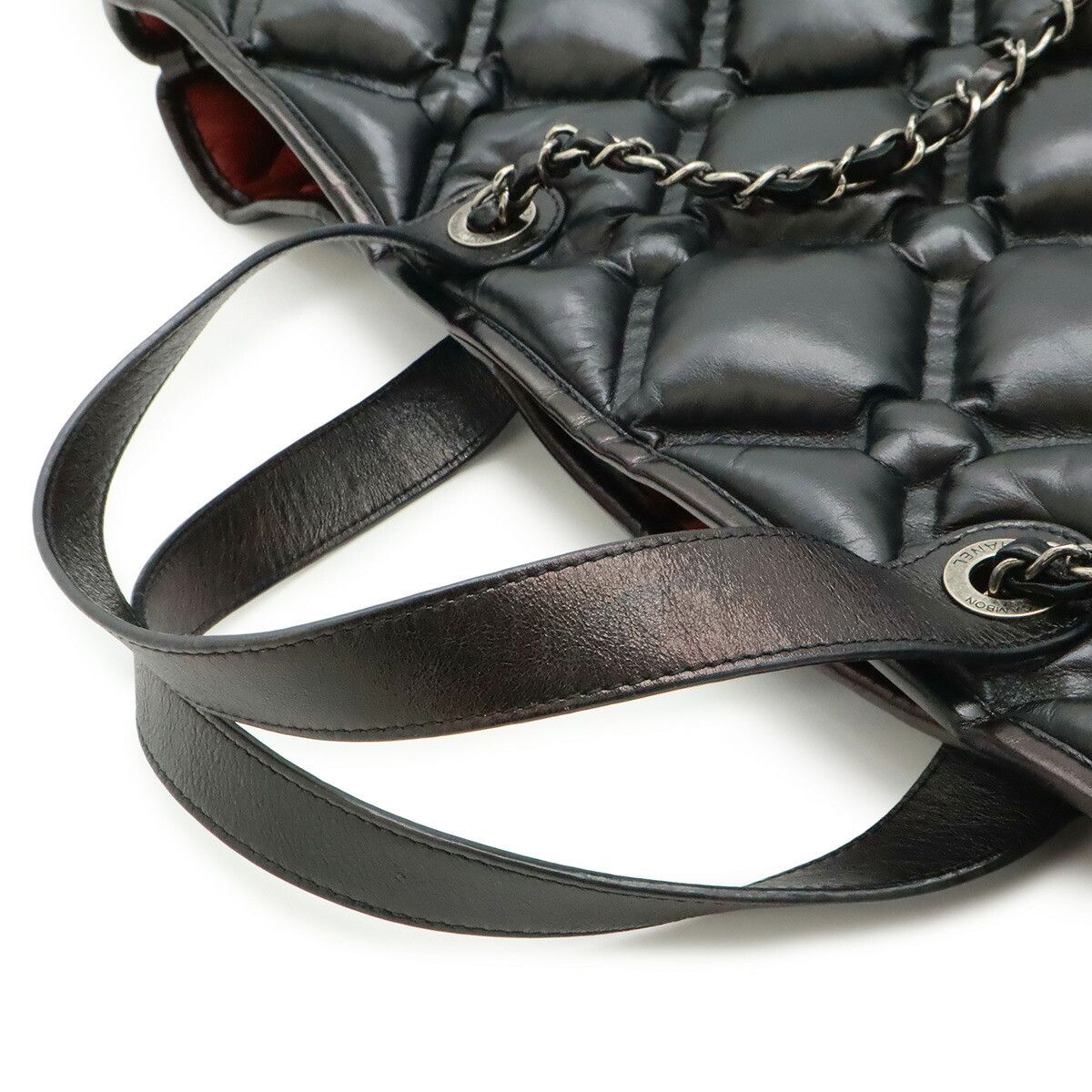 Chanel Chanel Chanel Bubble Quilt Leather Tote Bag Leather Tote Bag DUTY FREE for USA Size ONE SIZE - 5 Thumbnail