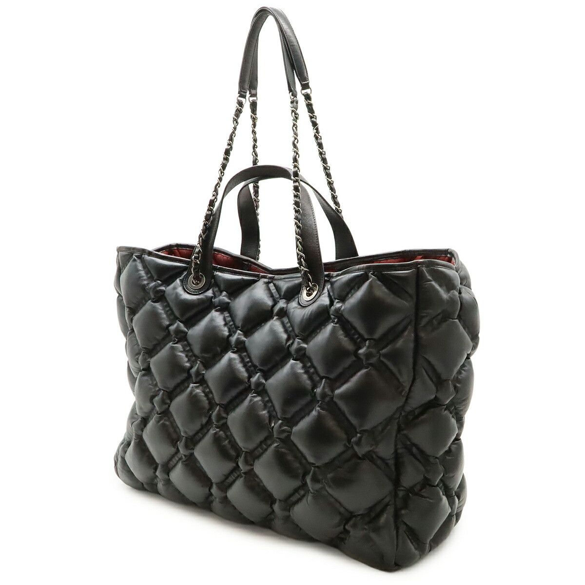 Chanel Chanel Chanel Bubble Quilt Leather Tote Bag Leather Tote Bag DUTY FREE for USA Size ONE SIZE - 2 Thumbnail