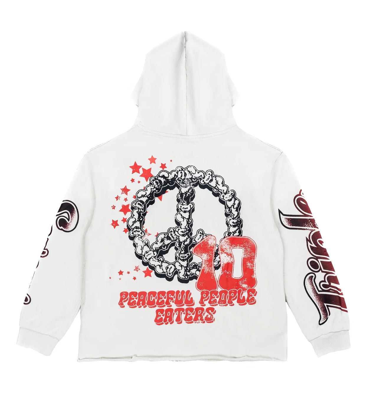 TRIPLE SEVENS All Star Hoodie White/Red Size US XL / EU 56 / 4 - 2 Thumbnail