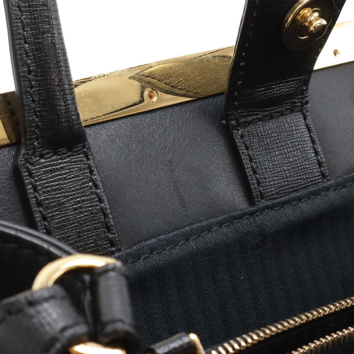 Fendi Fendi Fendi Petite 2Jours Leather Handbag Leather Shoulder Bag 8BH253 DUTY FREE for USA Size ONE SIZE - 9 Thumbnail