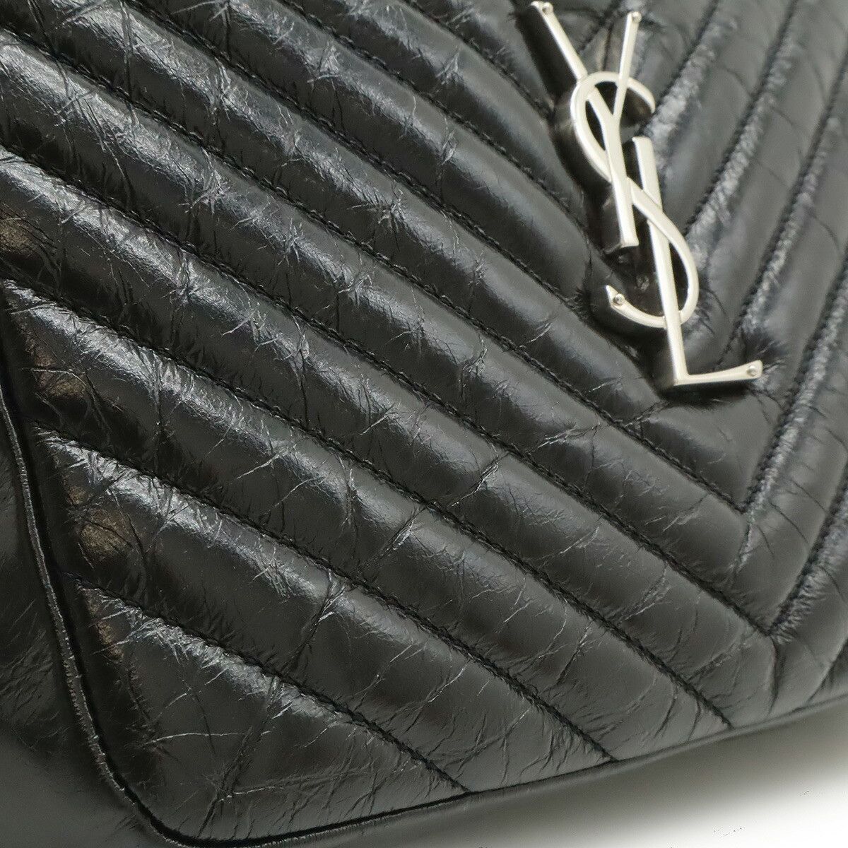 Yves Saint Laurent Yves Saint Laurent Yves Saint Laurent Lou Leather Shoulder Bag Leather Shoulder Bag 468537 DUTY FREE for USA Size ONE SIZE - 9 Thumbnail