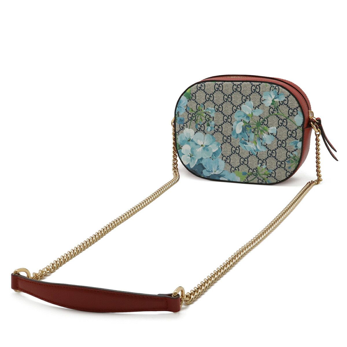 Gucci Gucci Gucci GG Blooms GG Supreme PVC chain shoulder bag Textile Shoulder Bag 546313 DUTY FREE for USA Size ONE SIZE - 2 Thumbnail