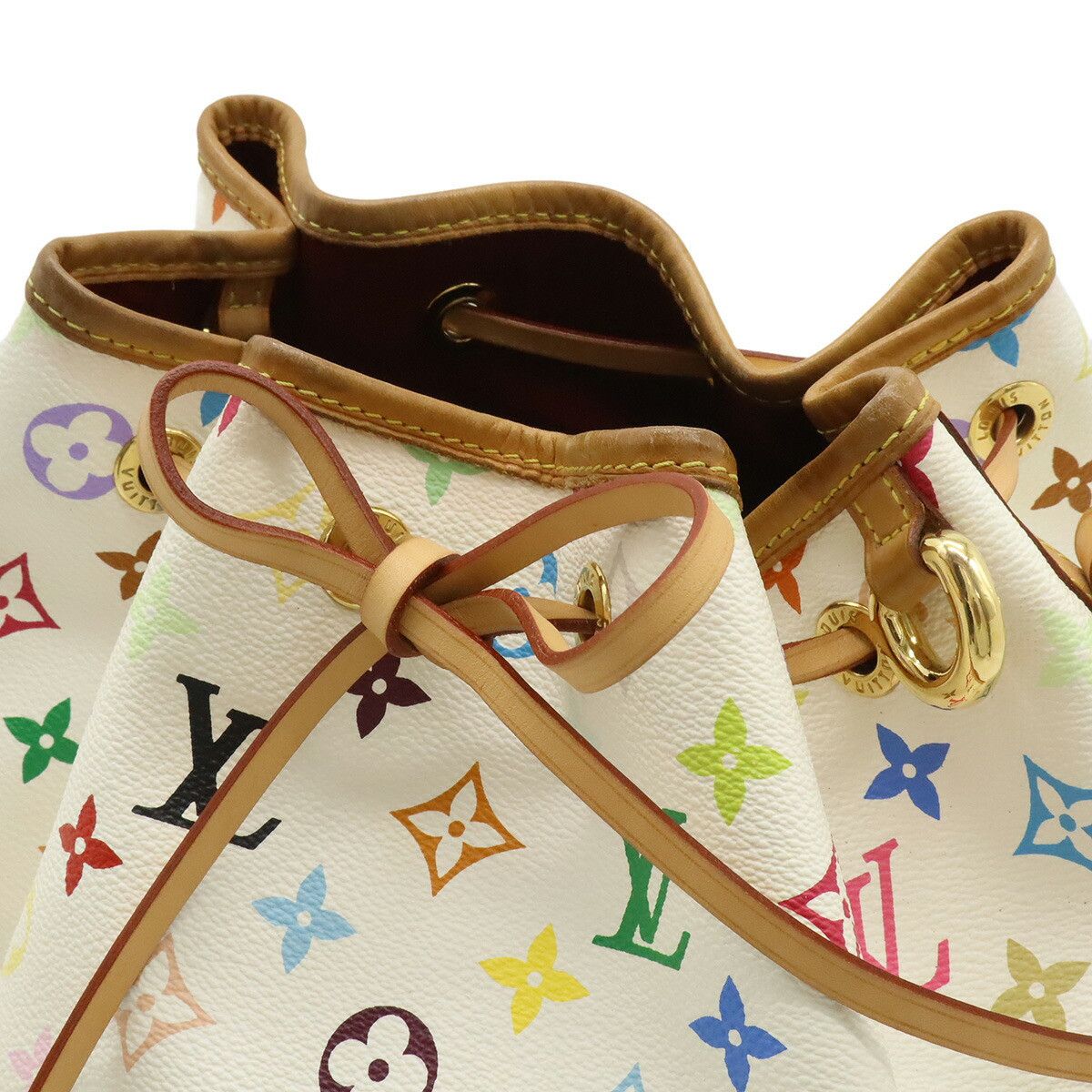 Louis Vuitton Louis Vuitton Louis Vuitton Monogram Multicolore Petit Noe Shoulder Bag Textile Shoulder Bag M42229 DUTY FREE for USA Size ONE SIZE - 4 Thumbnail