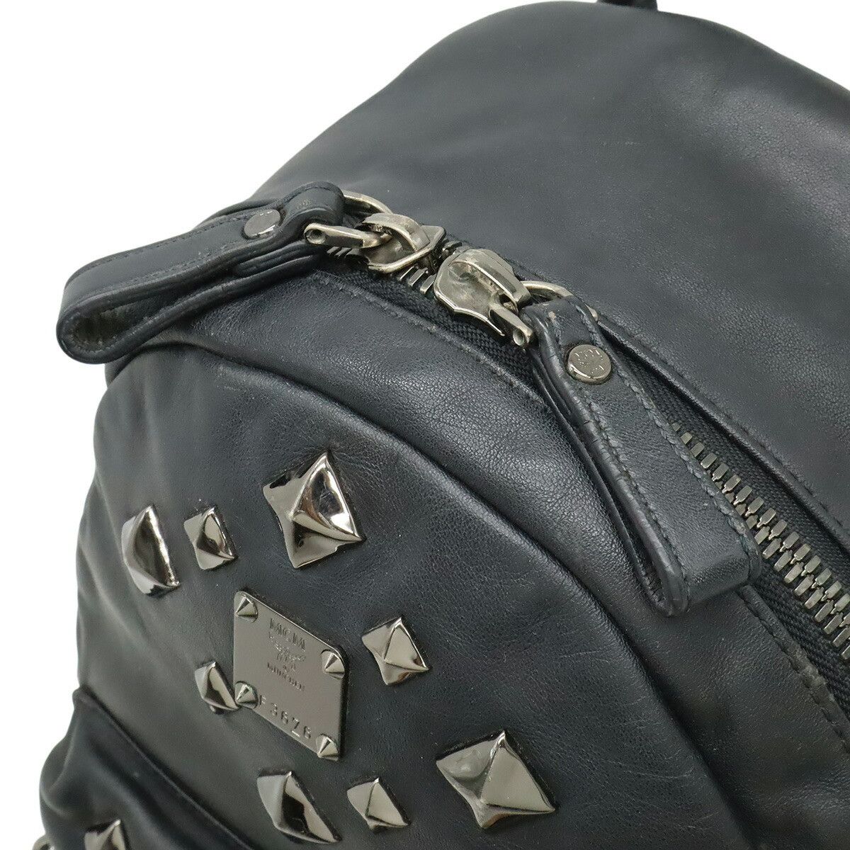 MCM MCM MCM Leather Backpack Leather Backpack MMK4SVE72BK001 DUTY FREE for USA Size ONE SIZE - 6 Thumbnail