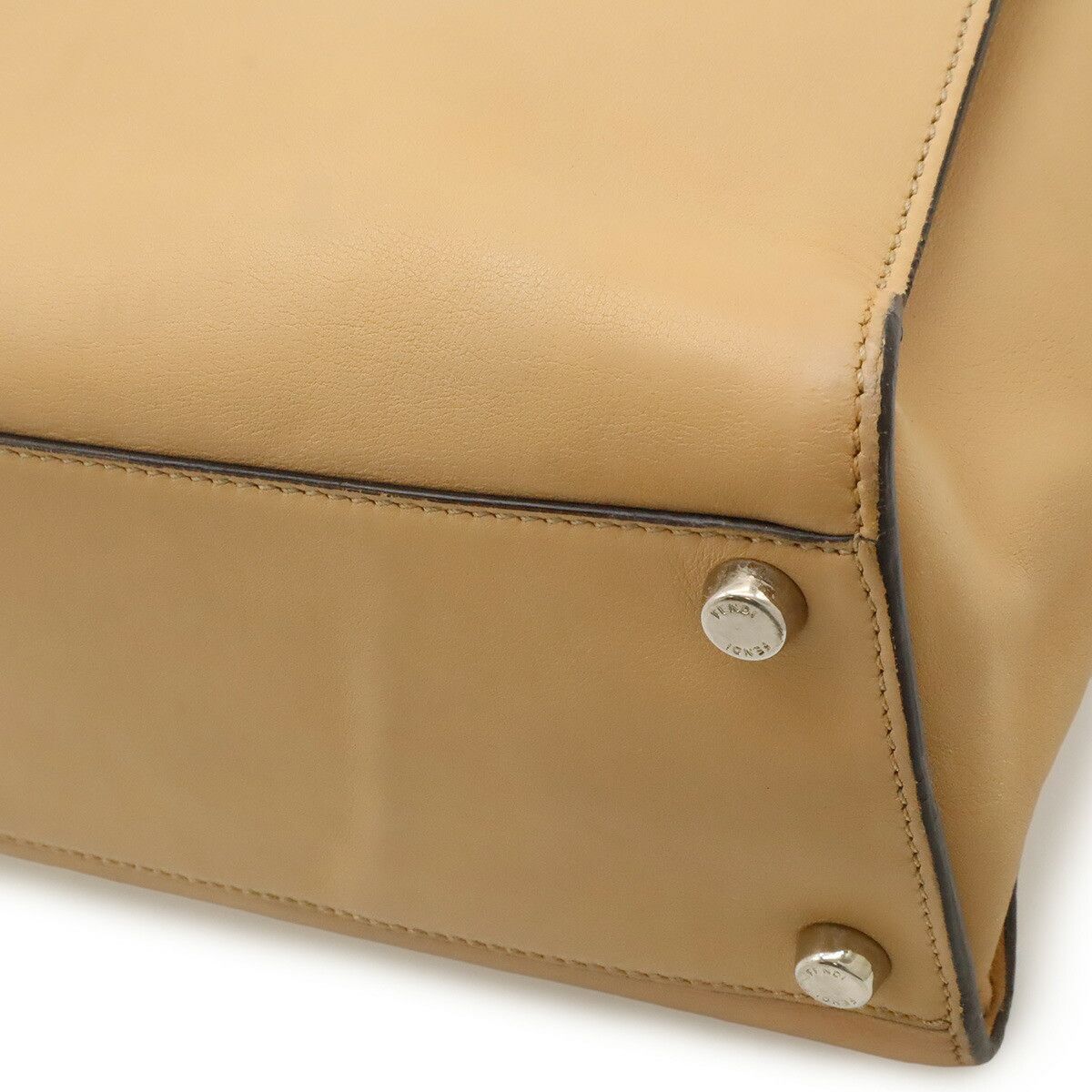 Fendi Fendi Fendi Peekaboo Essential Leather Handbag Leather Shoulder Bag 8BN300 DUTY FREE for USA Size ONE SIZE - 3 Thumbnail