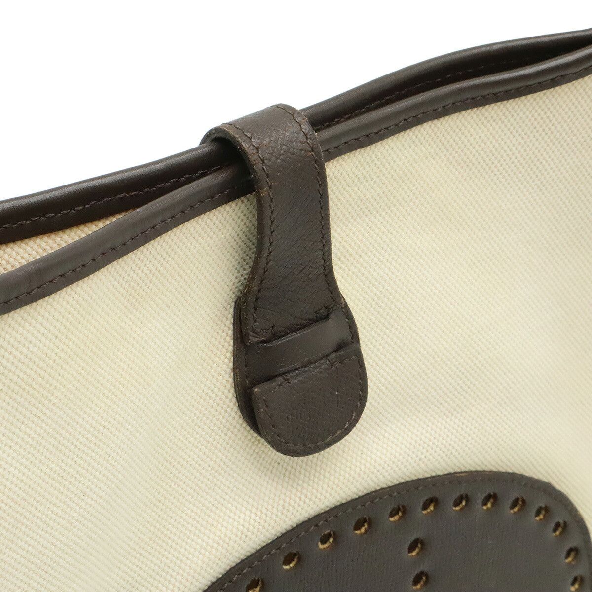 Hermes Hermes Hermes Evelyne GM Canvas Leather Shoulder Bag Textile Shoulder Bag Stamp F (2002) DUTY FREE for USA Size ONE SIZE - 8 Thumbnail