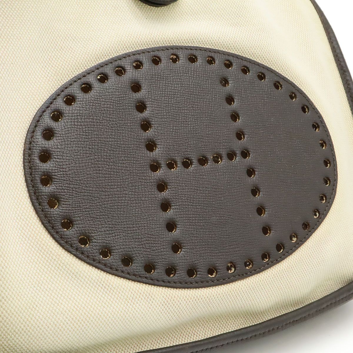 Hermes Hermes Hermes Evelyne GM Canvas Leather Shoulder Bag Textile Shoulder Bag Stamp F (2002) DUTY FREE for USA Size ONE SIZE - 9 Thumbnail