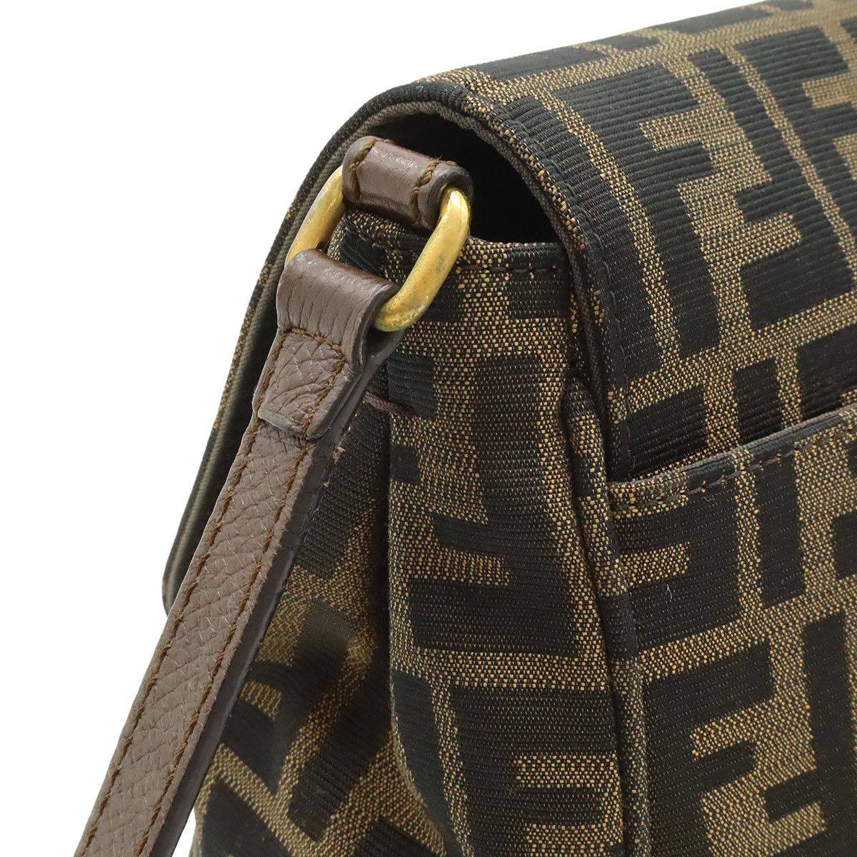 Fendi Fendi Fendi Zucchino Nylon Canvas Shoulder Bag Textile Crossbody Bag 8BT214 DUTY FREE for USA Size ONE SIZE - 4 Thumbnail