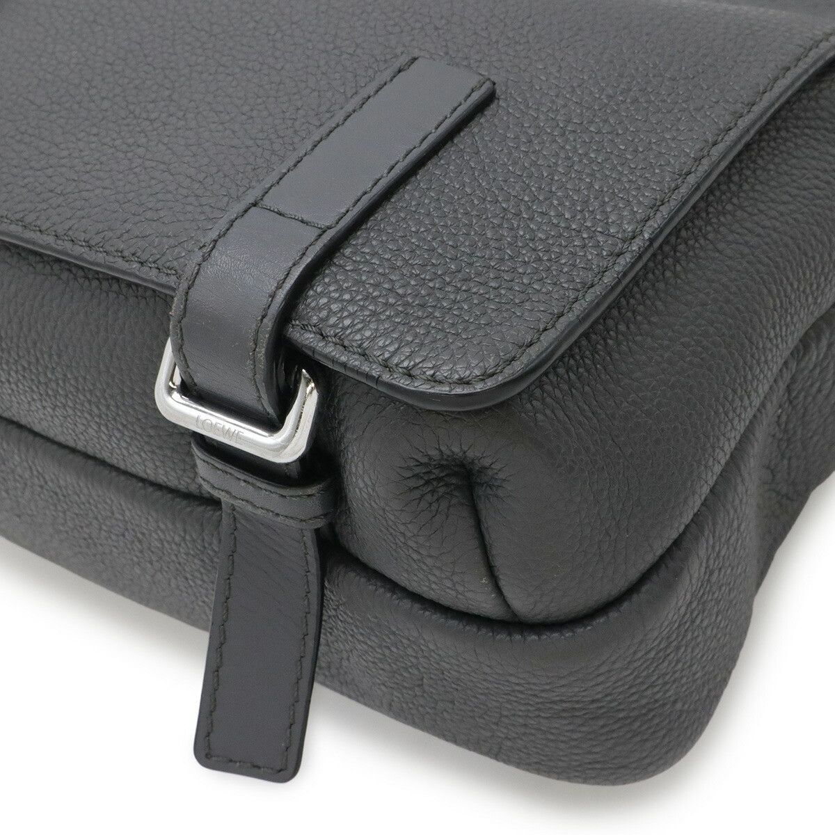 Loewe Loewe Loewe Anagram Military Leather Messenger Bag Leather Shoulder Bag B553A72X22 DUTY FREE for USA Size ONE SIZE - 3 Thumbnail