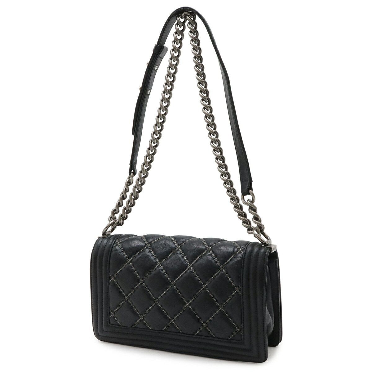 Chanel Chanel Chanel Boy Chanel Leather Shoulder Bag Leather Shoulder Bag DUTY FREE for USA Size ONE SIZE - 2 Thumbnail