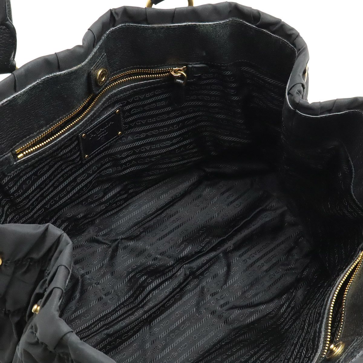 Prada Prada Prada Gaufre Nylon Leather Tote Bag Textile Tote Bag BN1746 DUTY FREE for USA Size ONE SIZE - 6 Thumbnail