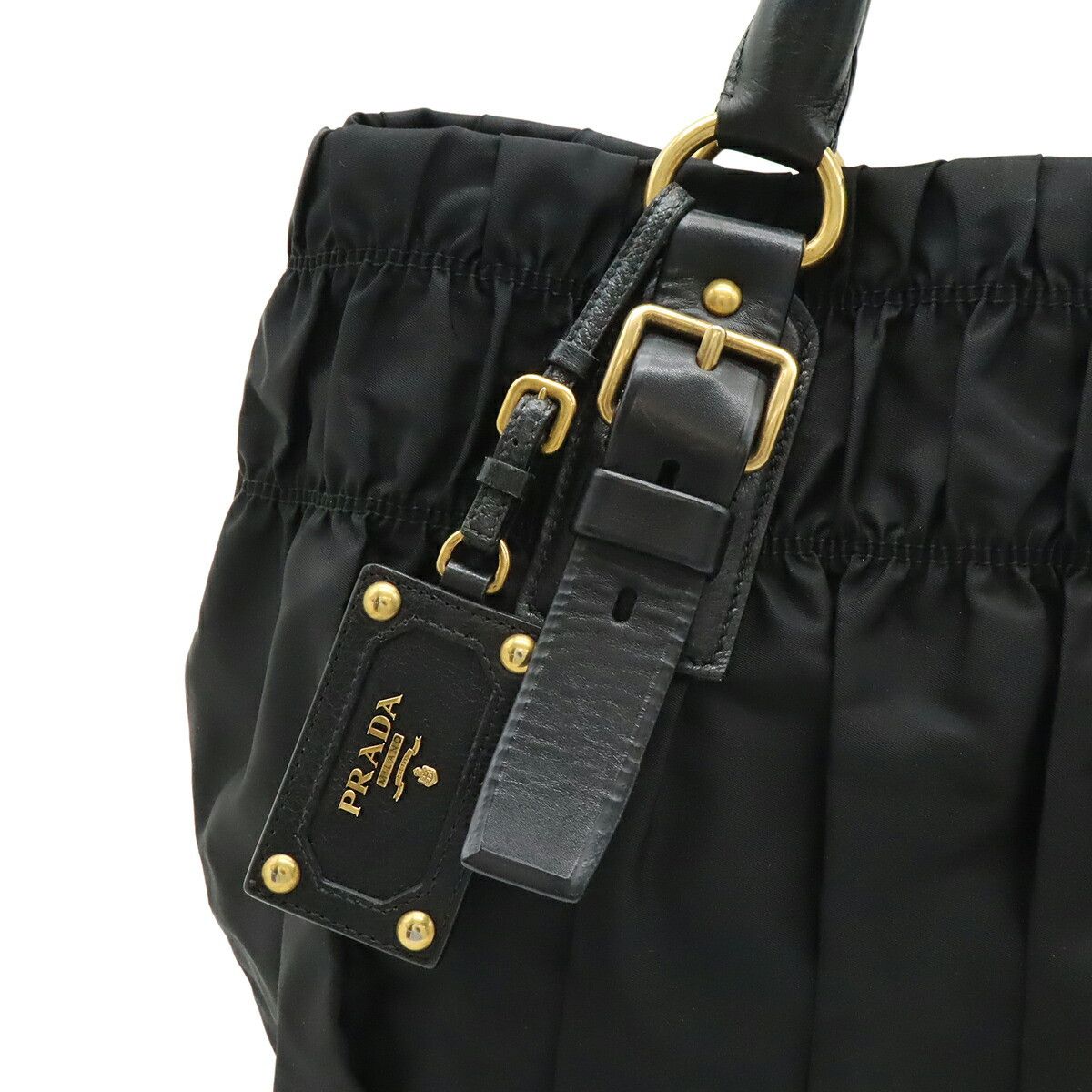 Prada Prada Prada Gaufre Nylon Leather Tote Bag Textile Tote Bag BN1746 DUTY FREE for USA Size ONE SIZE - 8 Thumbnail