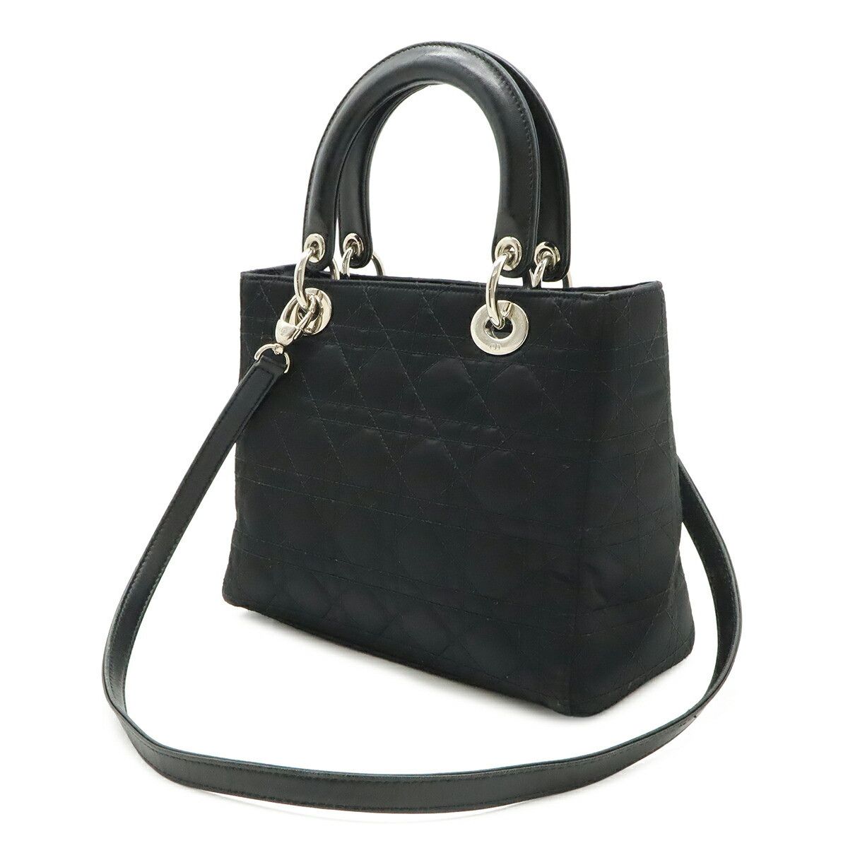 Dior Dior Christian Dior Lady Dior 2way bag Textile Handbag DUTY FREE for USA Size ONE SIZE - 2 Thumbnail