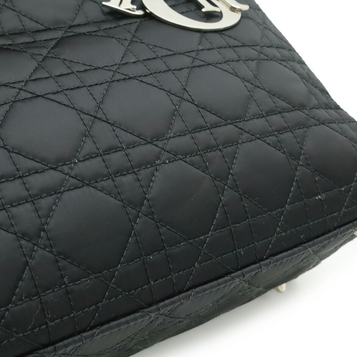 Dior Dior Christian Dior Lady Dior 2way bag Textile Handbag DUTY FREE for USA Size ONE SIZE - 8 Thumbnail