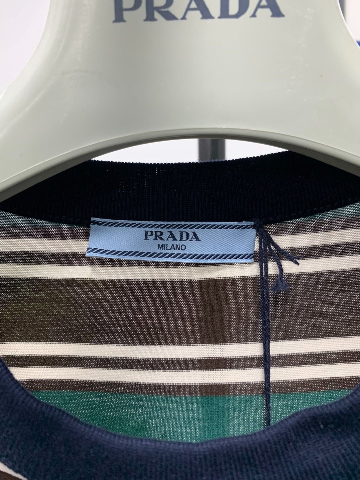 Prada Prada Striped Pocket T-Shirt IT 36 Size XS / US 0-2 / IT 36-38 - 5 Thumbnail