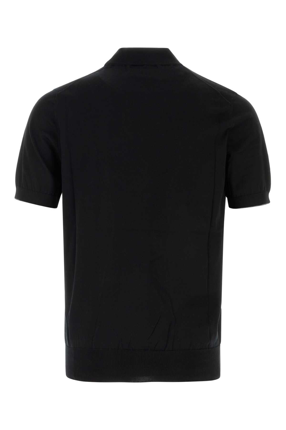 Brunello Cucinelli Black Knit T-Shirt Size US XL / EU 56 / 4 - 2 Thumbnail
