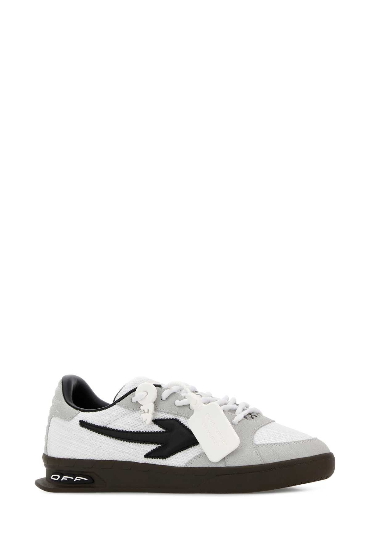 Off-White Multicolor Fabric And Suede M-End Of Play Sneakers Size US 10 / EU 43 - 2 Thumbnail