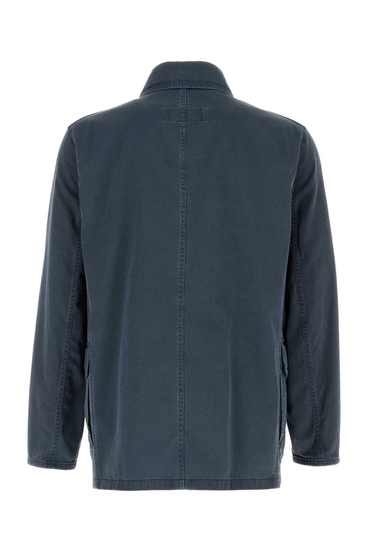 Fay Denim Blue Twill 4 Gancini Jacket Size US L / EU 52-54 / 3 - 2 Thumbnail