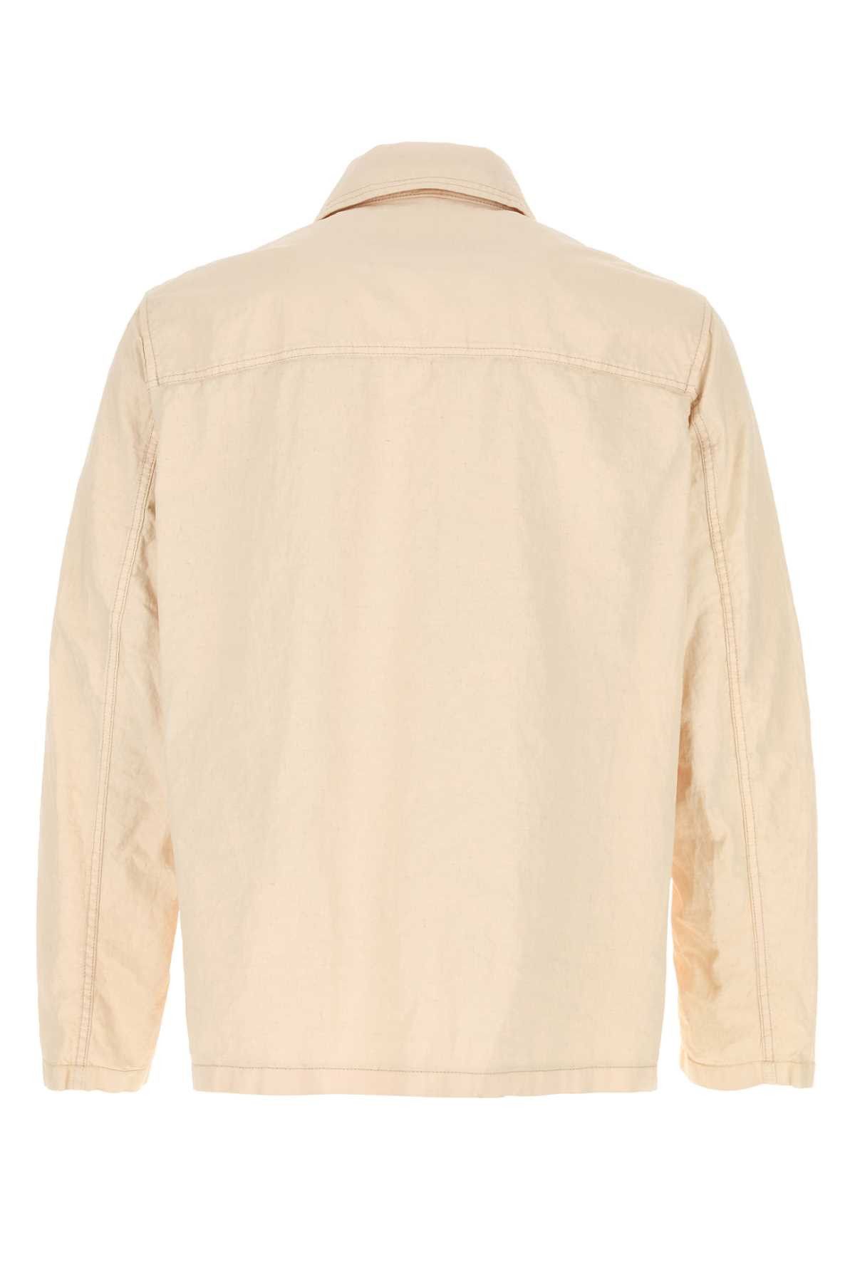 Fay Light Pink Linen Jacket Size US M / EU 48-50 / 2 - 2 Thumbnail