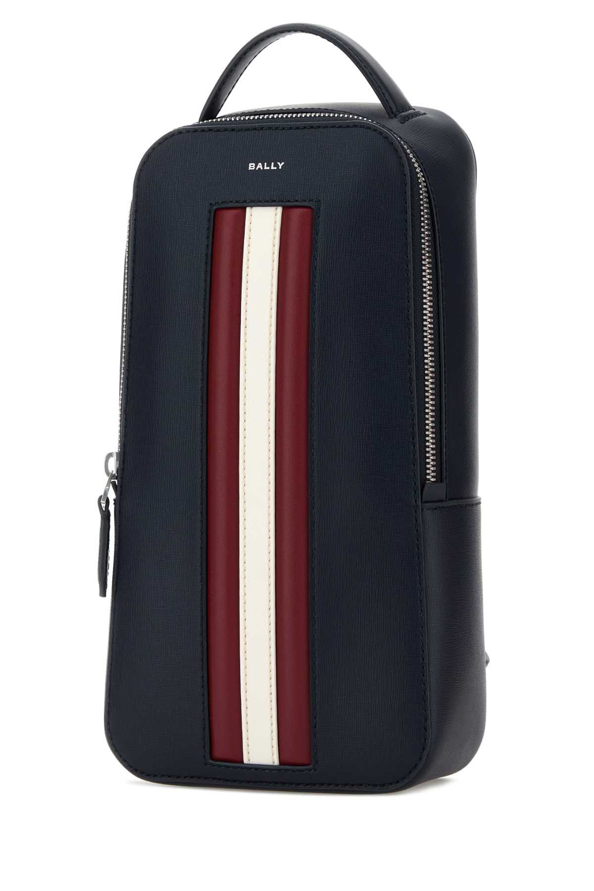 Bally Navy Blue Leather Crossbody Bag Size ONE SIZE - 2 Thumbnail