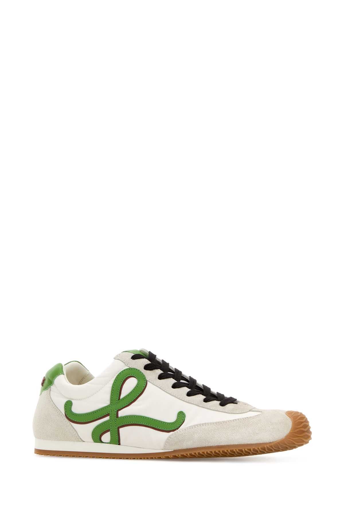 Loewe Multicolor Canvas And Suede Ballet Runner 2.0 Sneakers Size US 11 / EU 44 - 2 Thumbnail