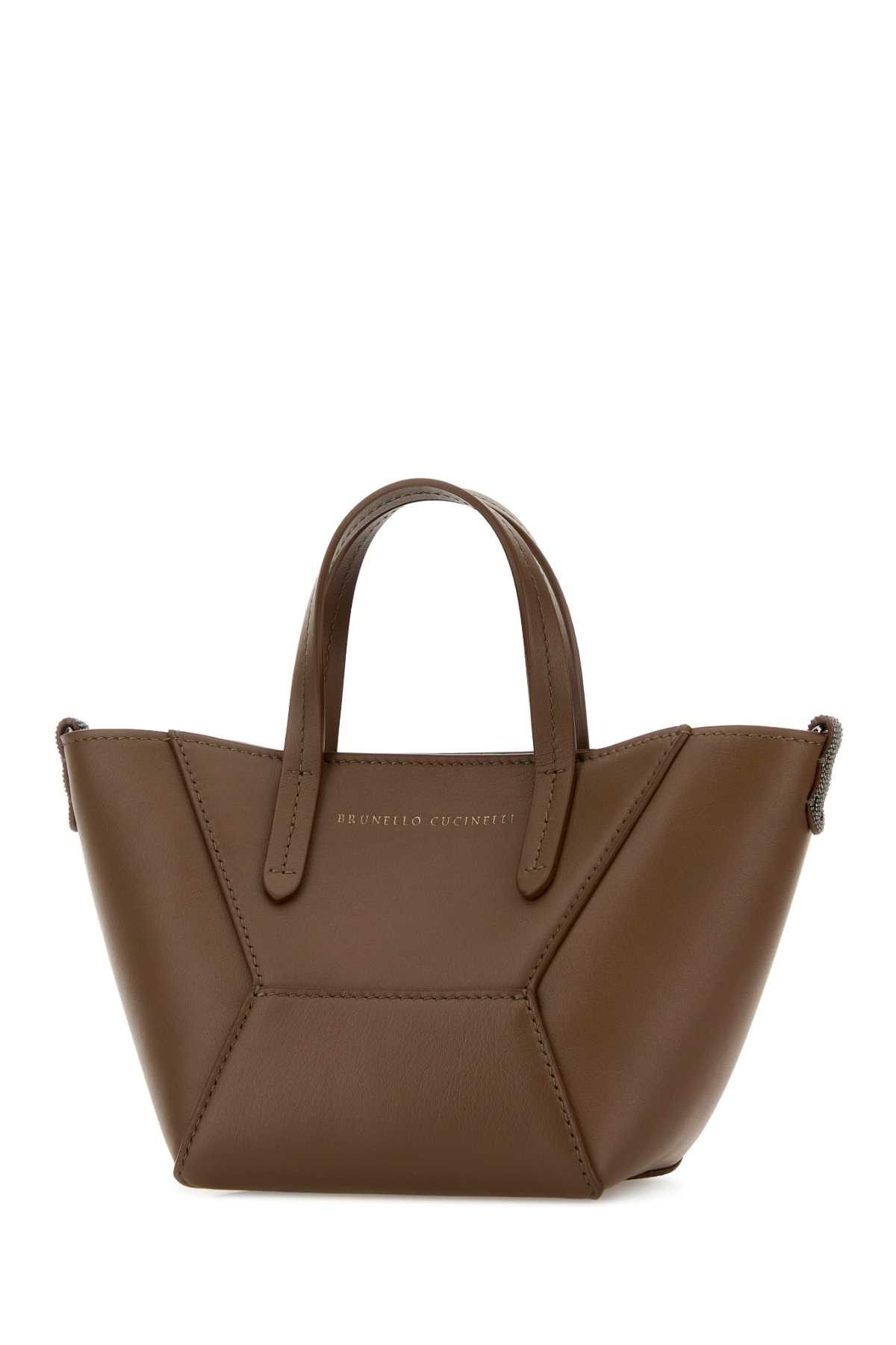 Brunello Cucinelli Mid Leather Handbag Size ONE SIZE - 2 Thumbnail