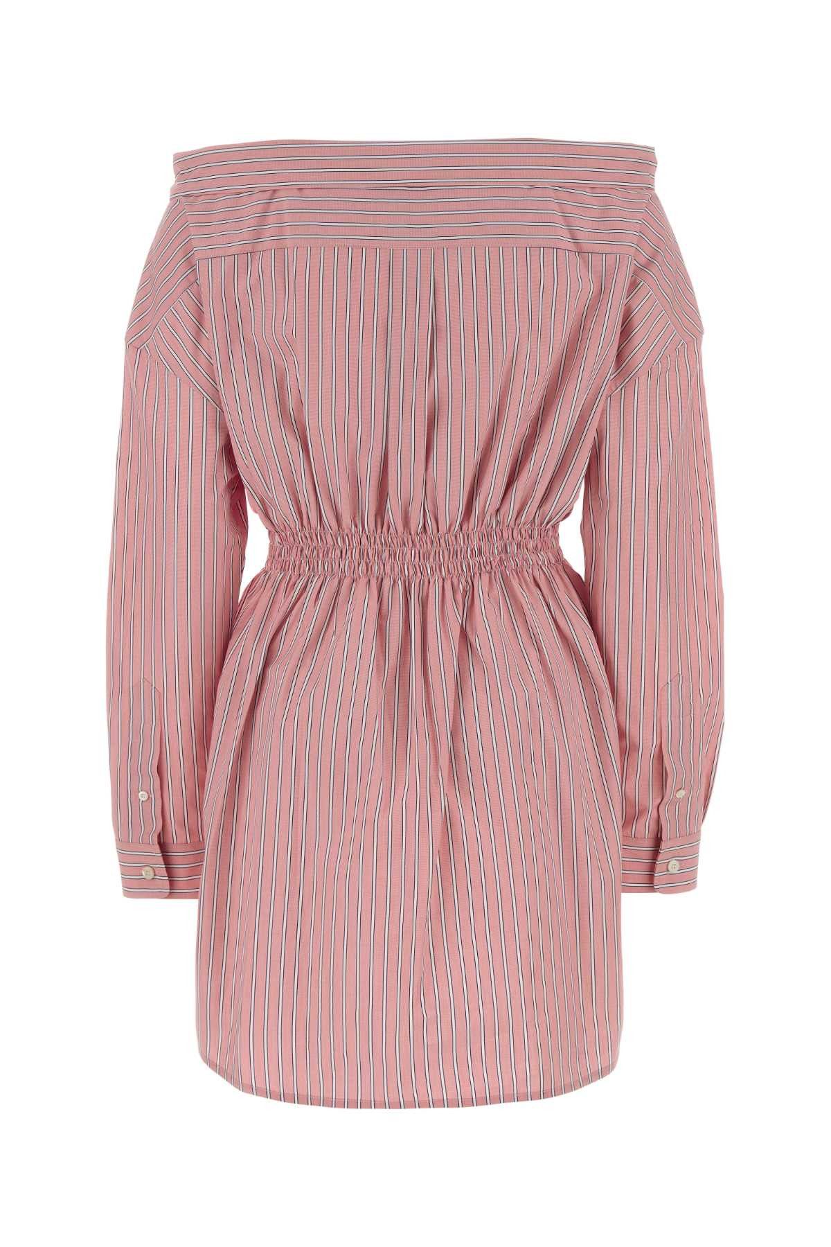 Miu Miu Embroidered Poplin Shirt Dress Size M / US 6-8 / IT 42-44 - 2 Thumbnail