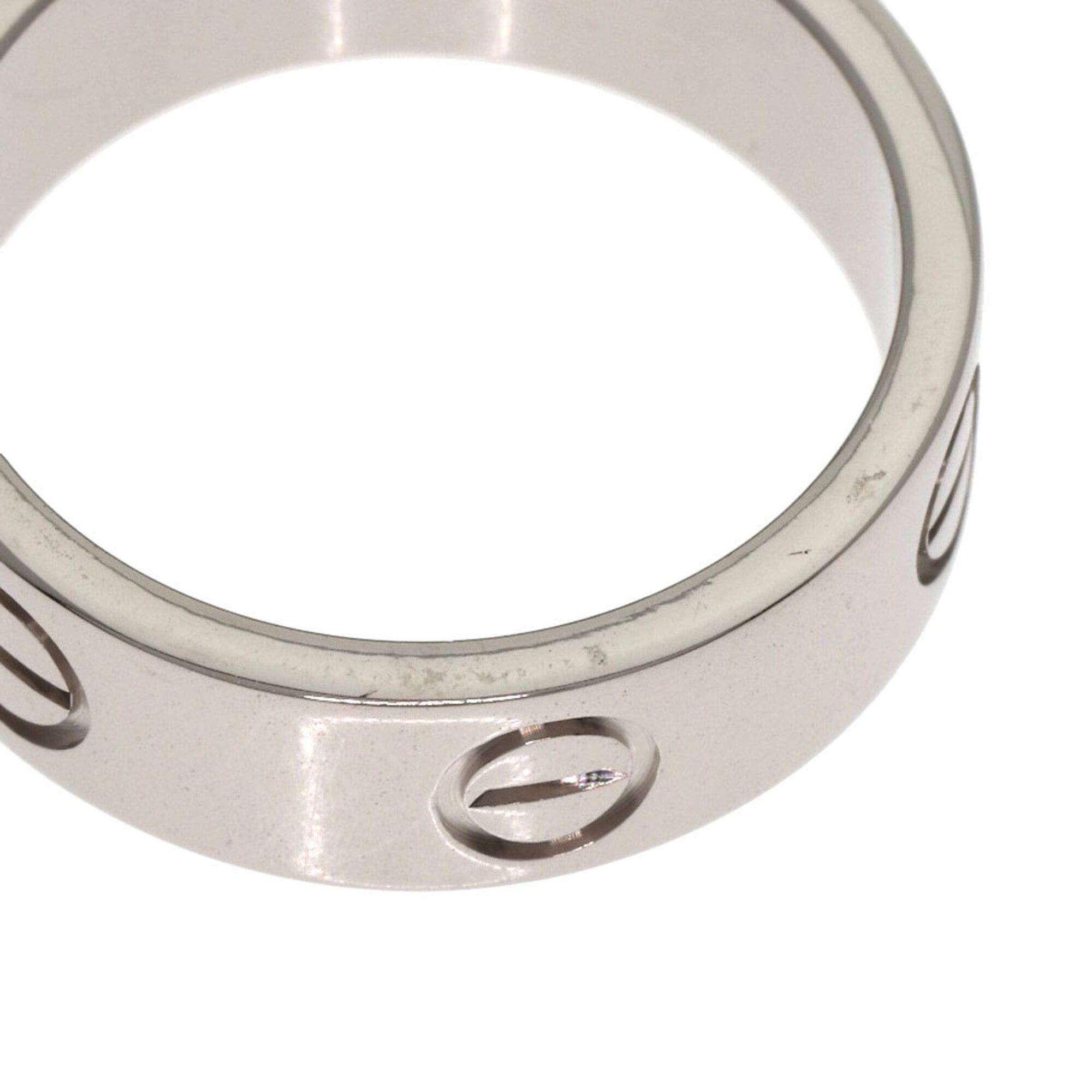 Cartier Cartier Love Ring #51, 18K White Gold, Women's Ring, CARTIER Size ONE SIZE - 7 Thumbnail