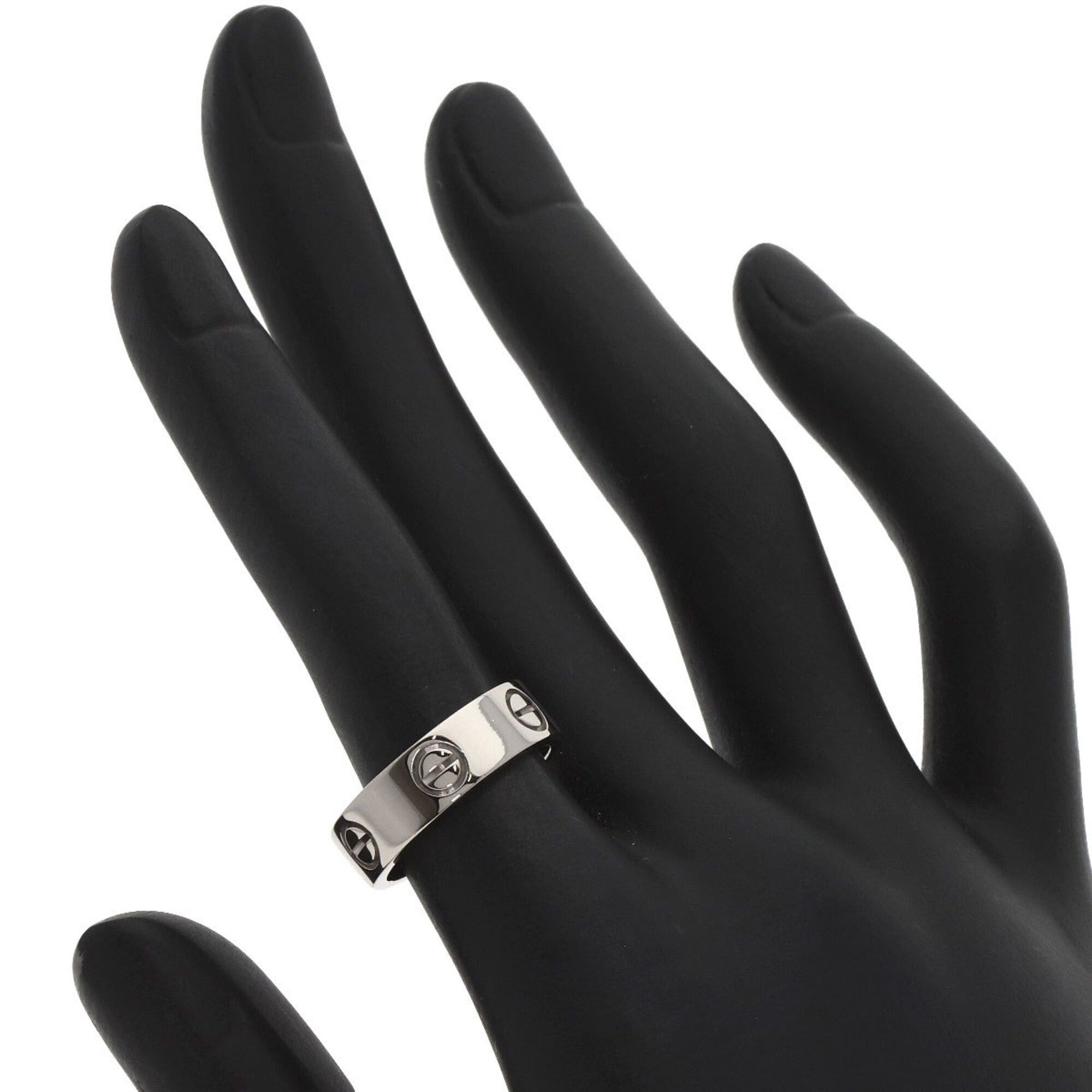 Cartier Cartier Love Ring #50, 18K White Gold, Women's Ring, CARTIER Size ONE SIZE - 5 Thumbnail