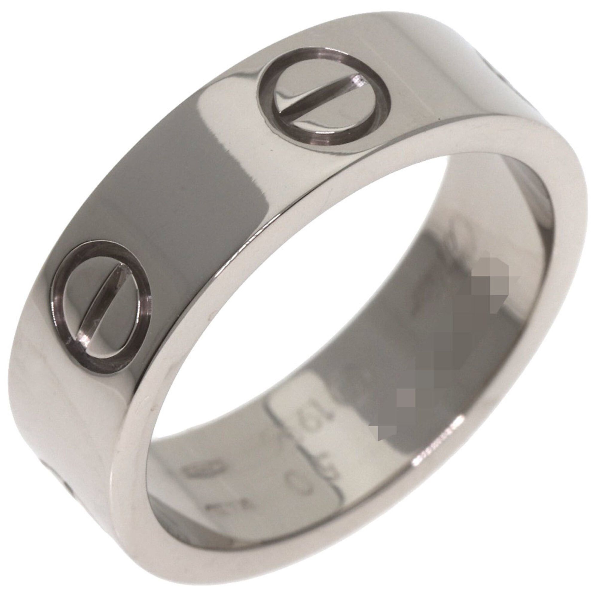 Cartier Cartier Love Ring #50, 18K White Gold, Women's Ring, CARTIER Size ONE SIZE - 2 Thumbnail