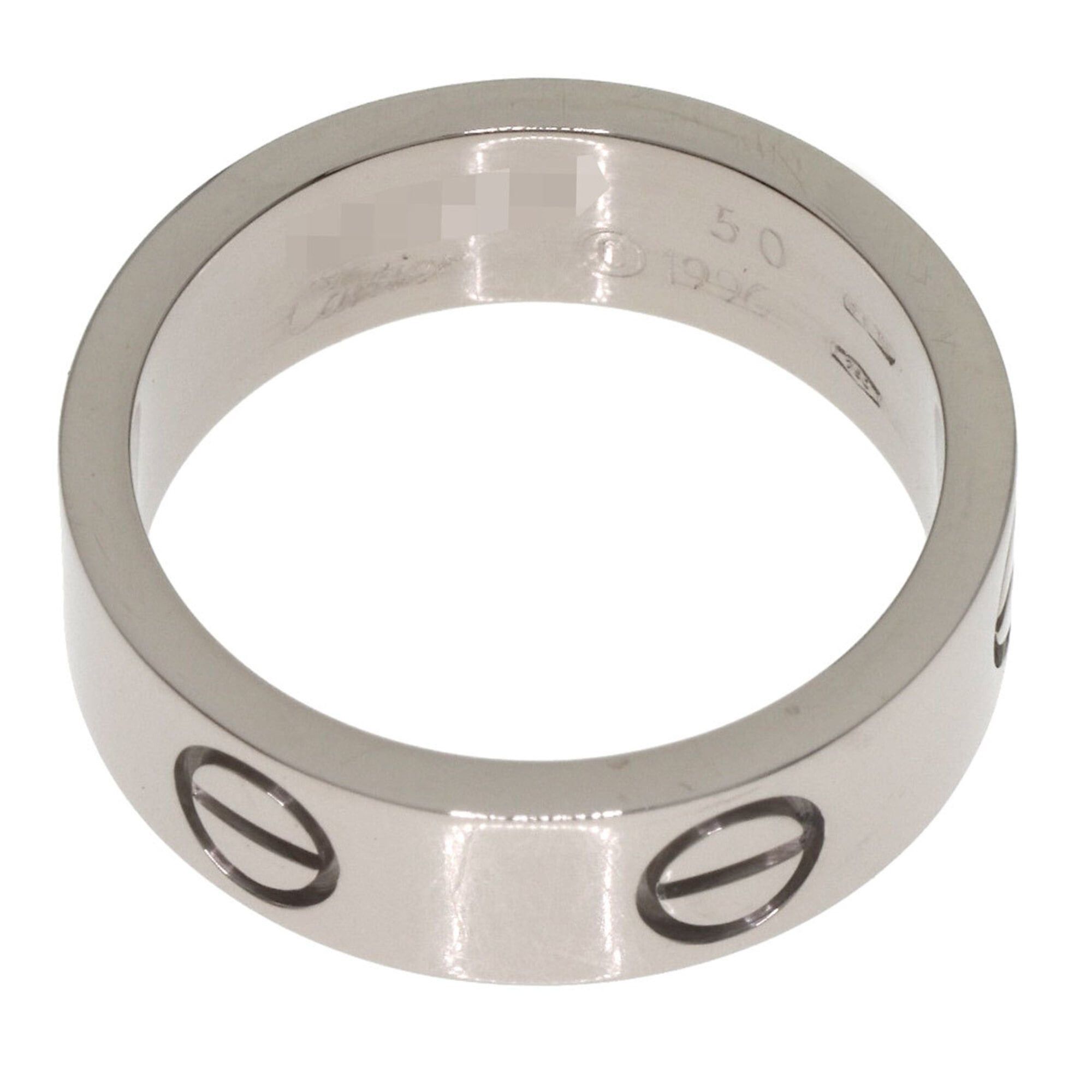 Cartier Cartier Love Ring #50, 18K White Gold, Women's Ring, CARTIER Size ONE SIZE - 4 Thumbnail