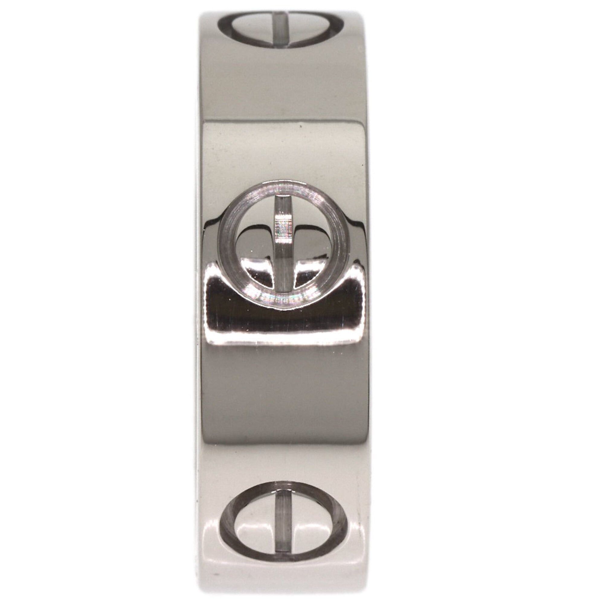Cartier Cartier Love Ring #50, 18K White Gold, Women's Ring, CARTIER Size ONE SIZE - 3 Thumbnail