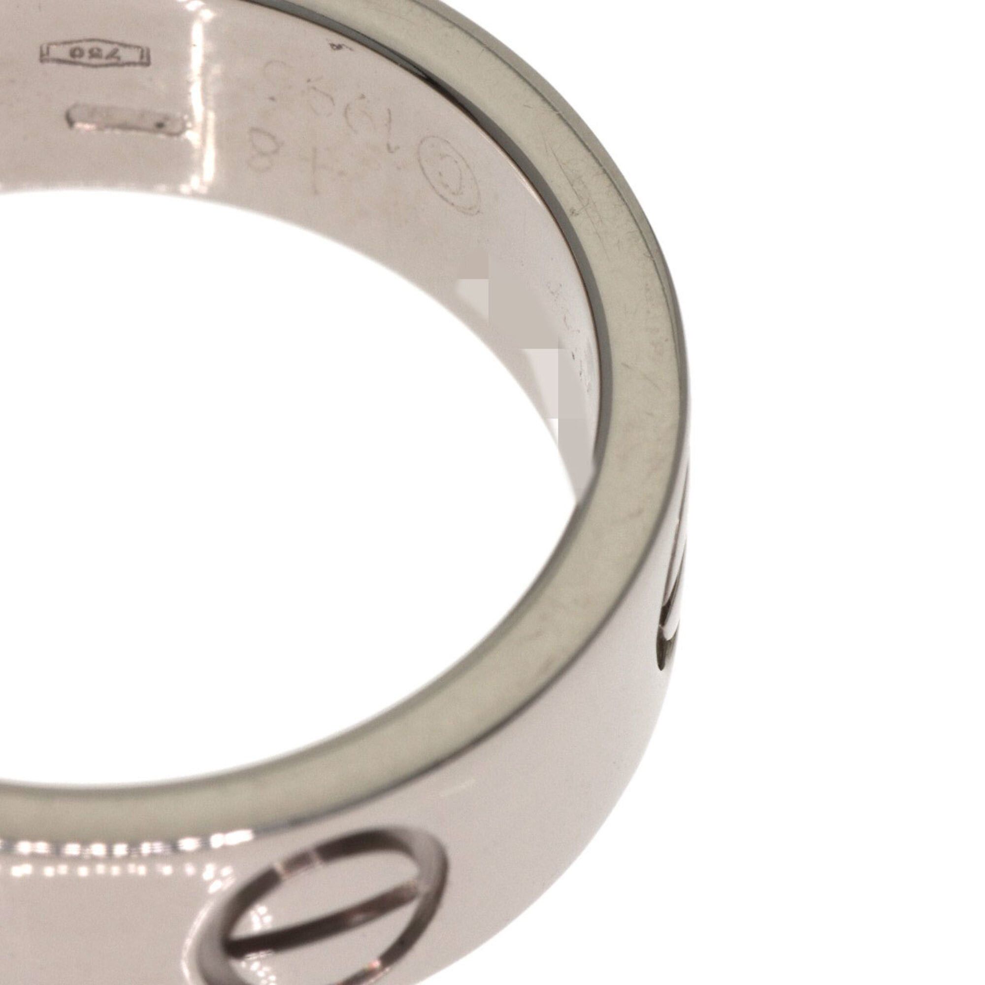 Cartier Cartier Love Ring #48, 18K White Gold, Women's Ring, CARTIER Size ONE SIZE - 6 Thumbnail