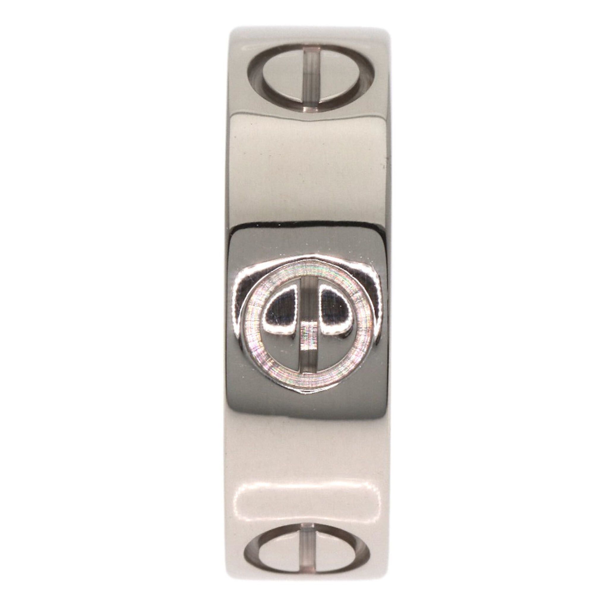 Cartier Cartier Love Ring #48, 18K White Gold, Women's Ring, CARTIER Size ONE SIZE - 3 Thumbnail