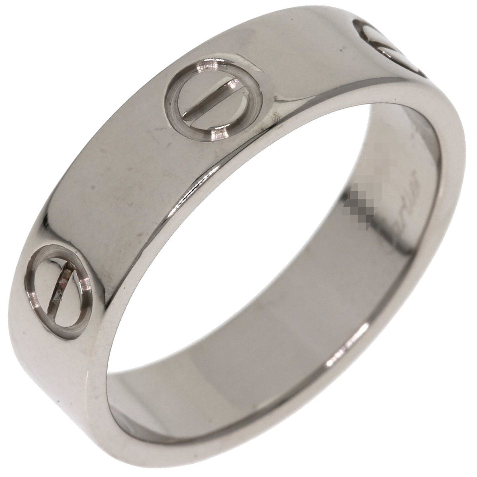 Cartier Cartier Love Ring #56, 18K White Gold, Women's Ring, CARTIER Size ONE SIZE - 2 Thumbnail