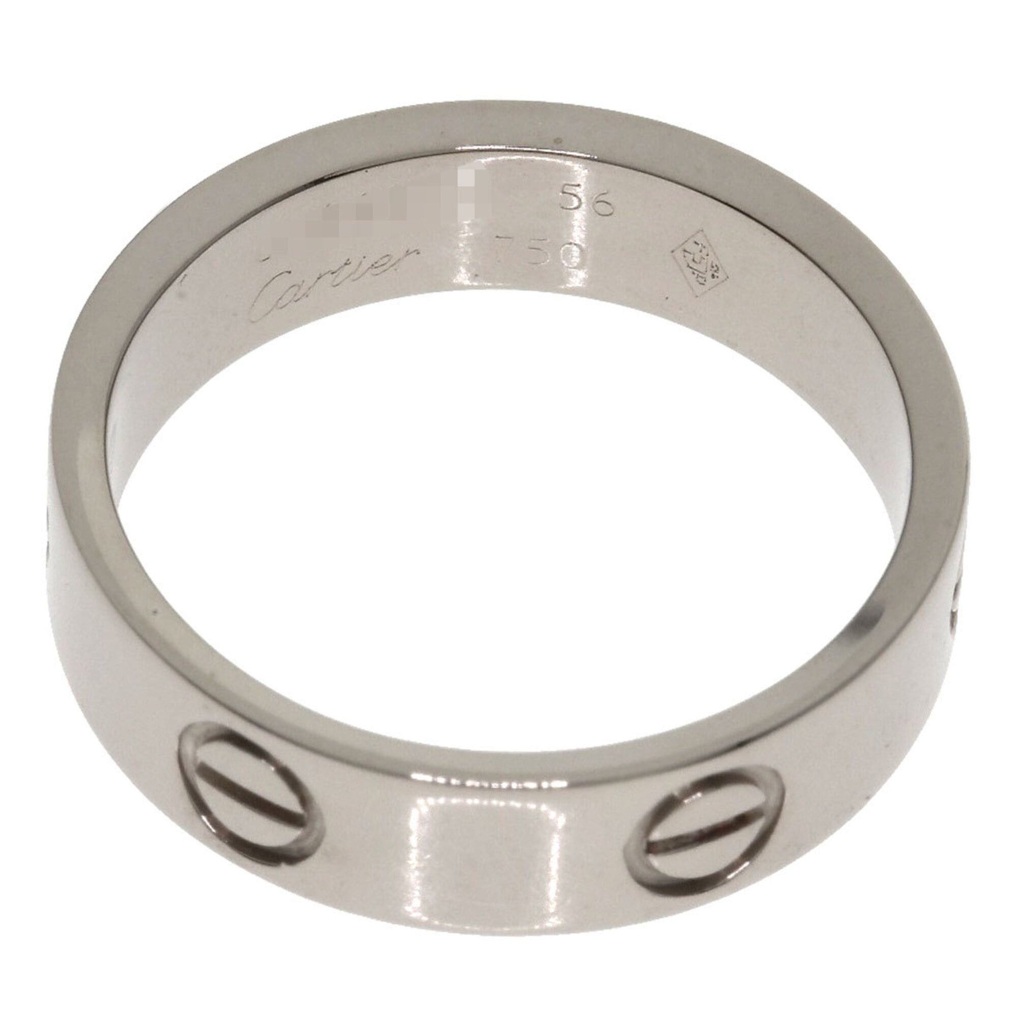 Cartier Cartier Love Ring #56, 18K White Gold, Women's Ring, CARTIER Size ONE SIZE - 4 Thumbnail