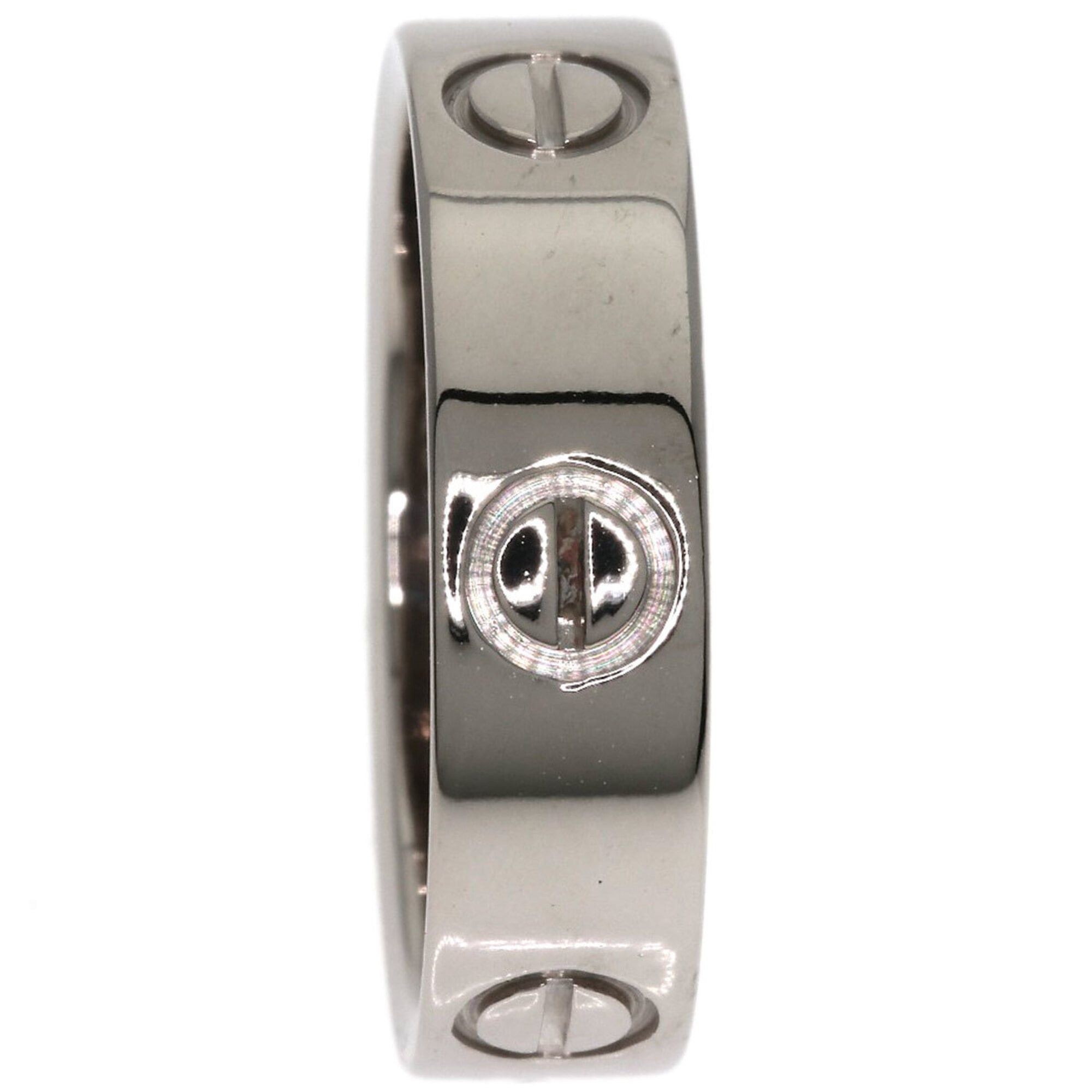 Cartier Cartier Love Ring #56, 18K White Gold, Women's Ring, CARTIER Size ONE SIZE - 3 Thumbnail