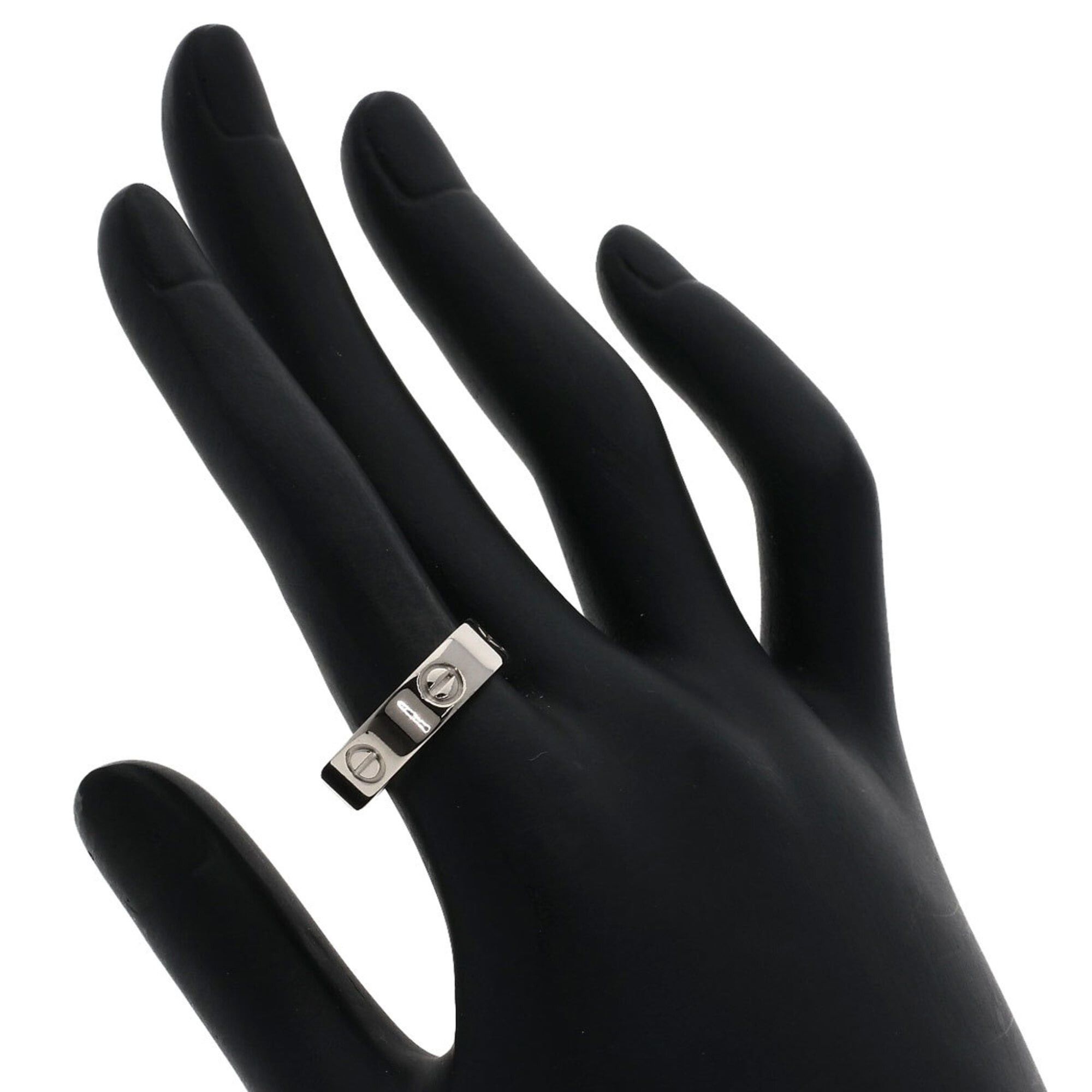 Cartier Cartier Love Ring #56, 18K White Gold, Women's Ring, CARTIER Size ONE SIZE - 5 Thumbnail