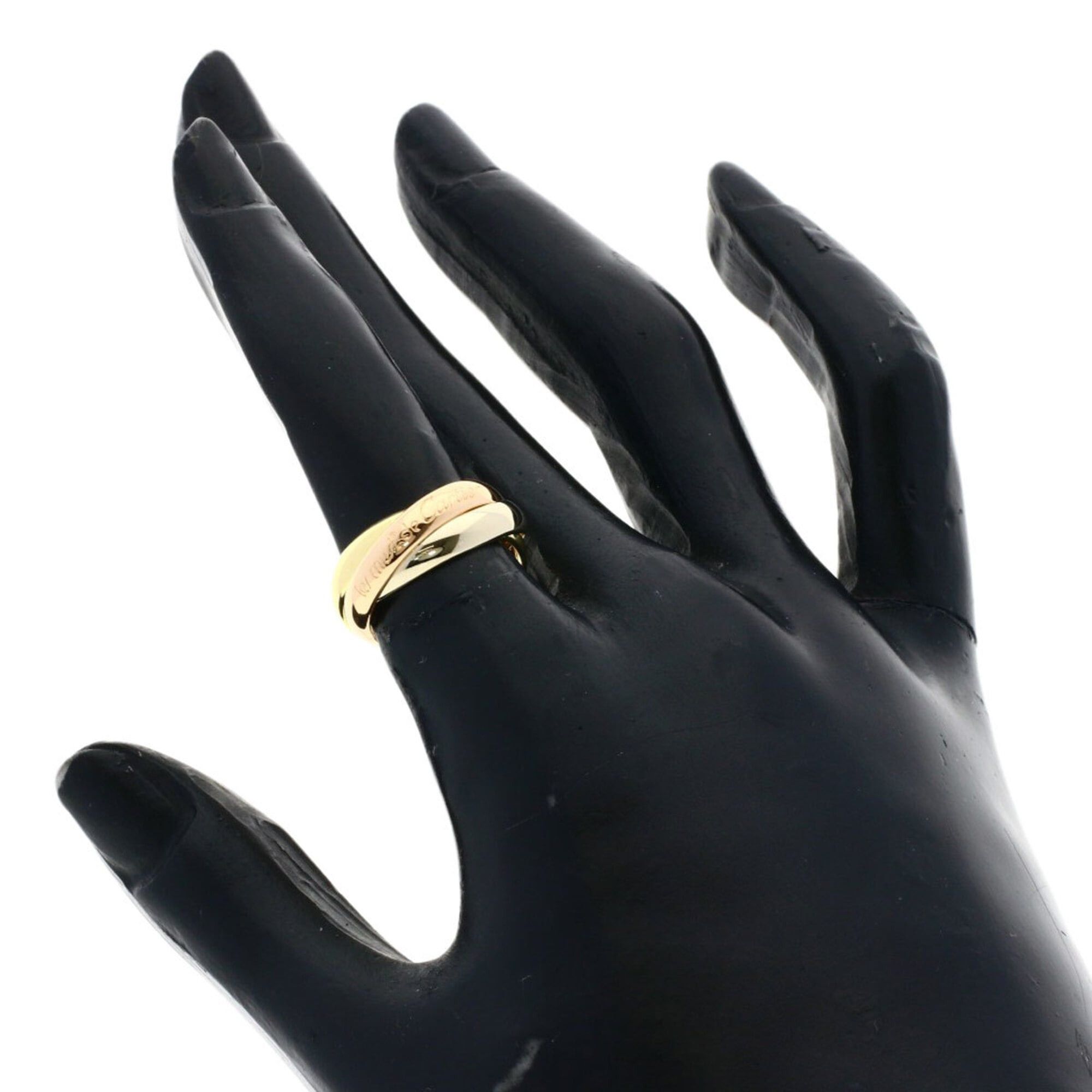 Cartier Cartier Trinity #48 Ring, 18K Yellow Gold/18K White Pink Gold, Women's, CARTIER Size ONE SIZE - 4 Thumbnail