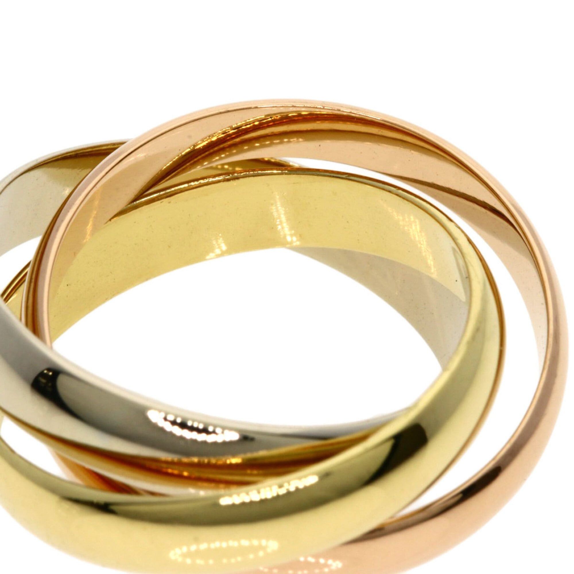 Cartier Cartier Trinity #48 Ring, 18K Yellow Gold/18K White Pink Gold, Women's, CARTIER Size ONE SIZE - 5 Thumbnail