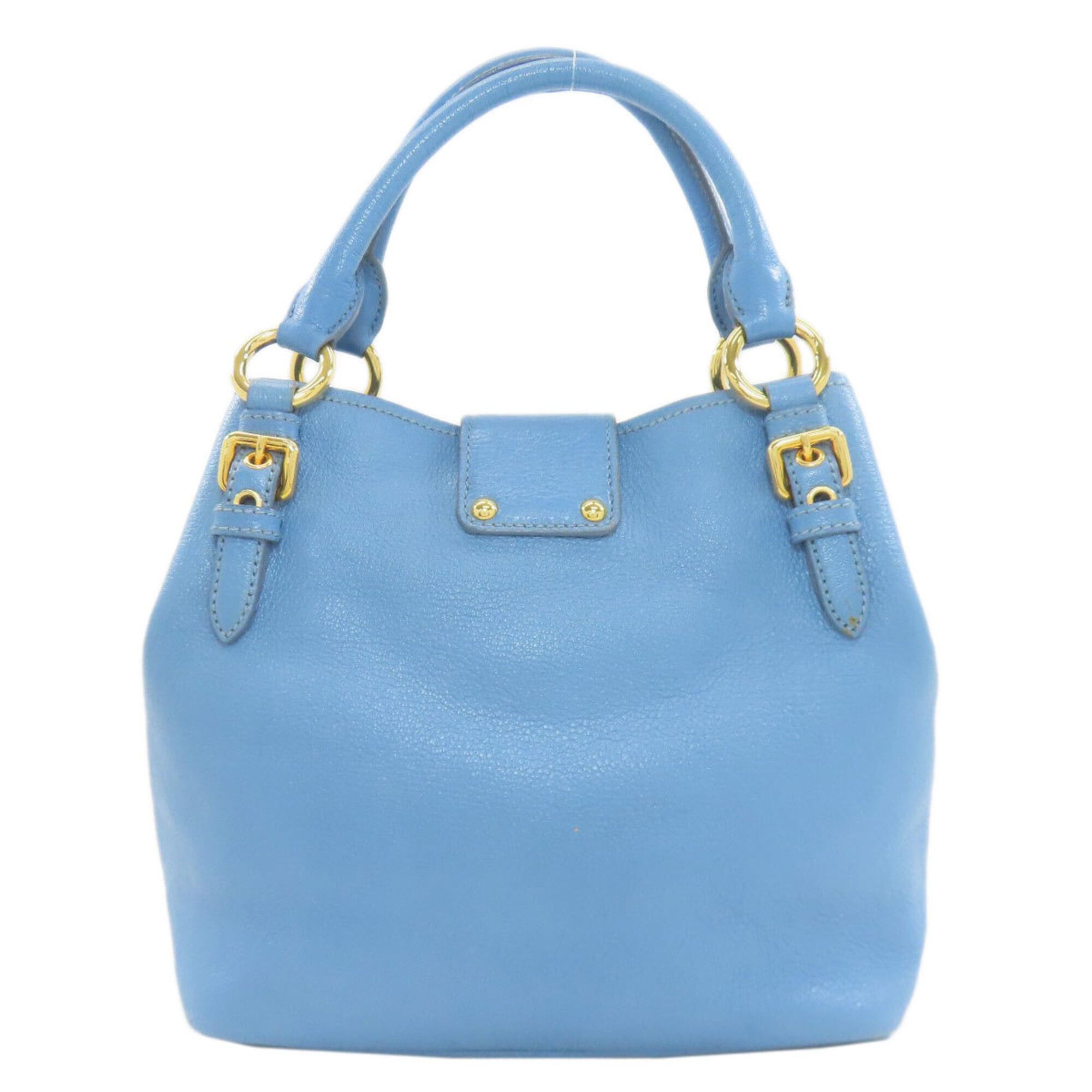 Miu Miu Miu Miu Miu 2-Way Leather Handbag for Women Size ONE SIZE - 2 Thumbnail