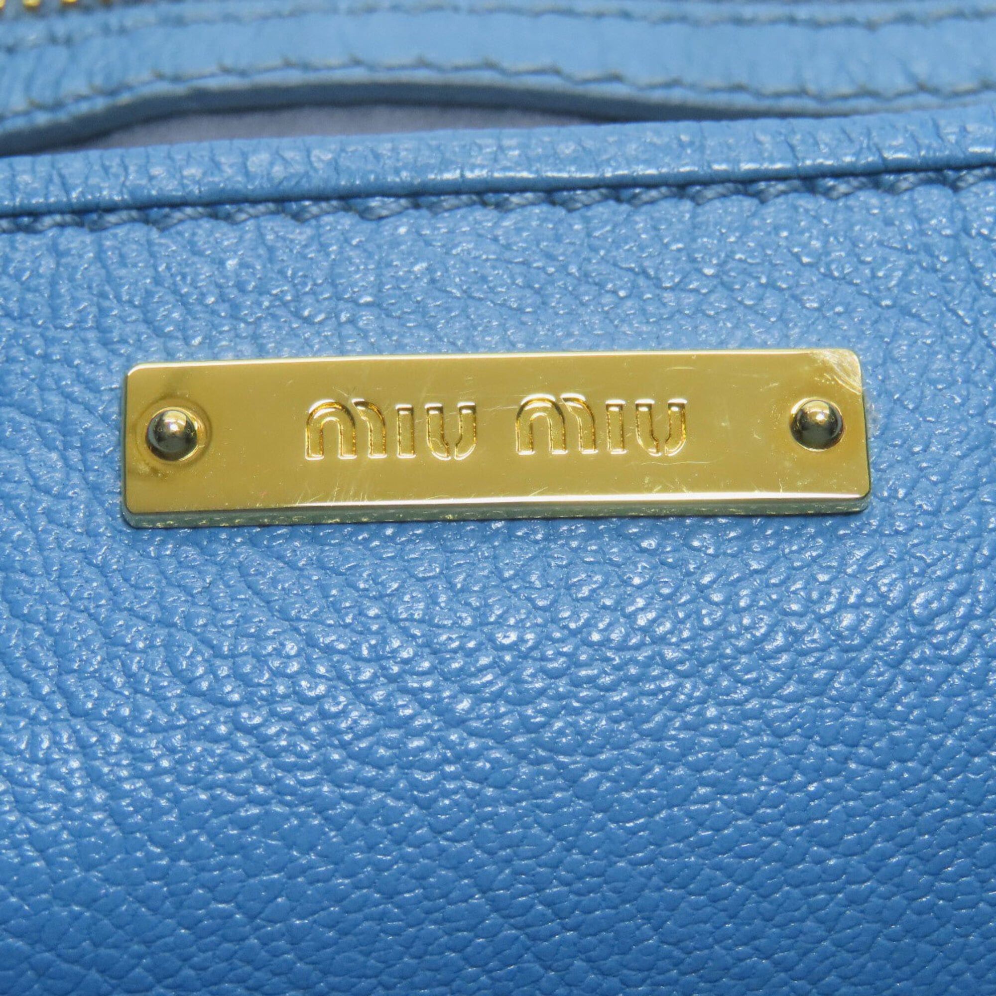 Miu Miu Miu Miu Miu 2-Way Leather Handbag for Women Size ONE SIZE - 6 Thumbnail