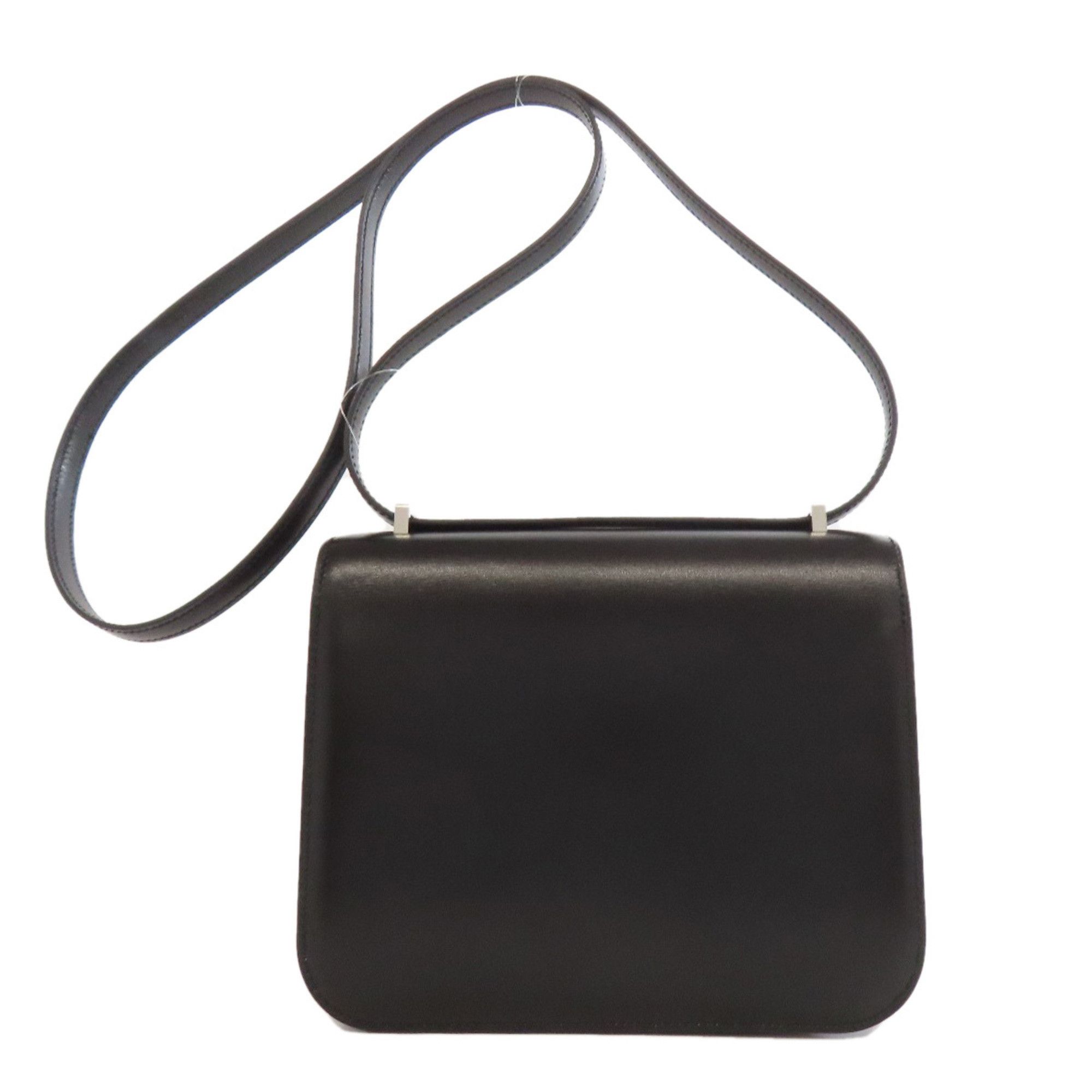 Hermes Hermes Constance Mini Shoulder Bag, Silver Hardware, Box Calf Leather, Women's Size ONE SIZE - 2 Thumbnail