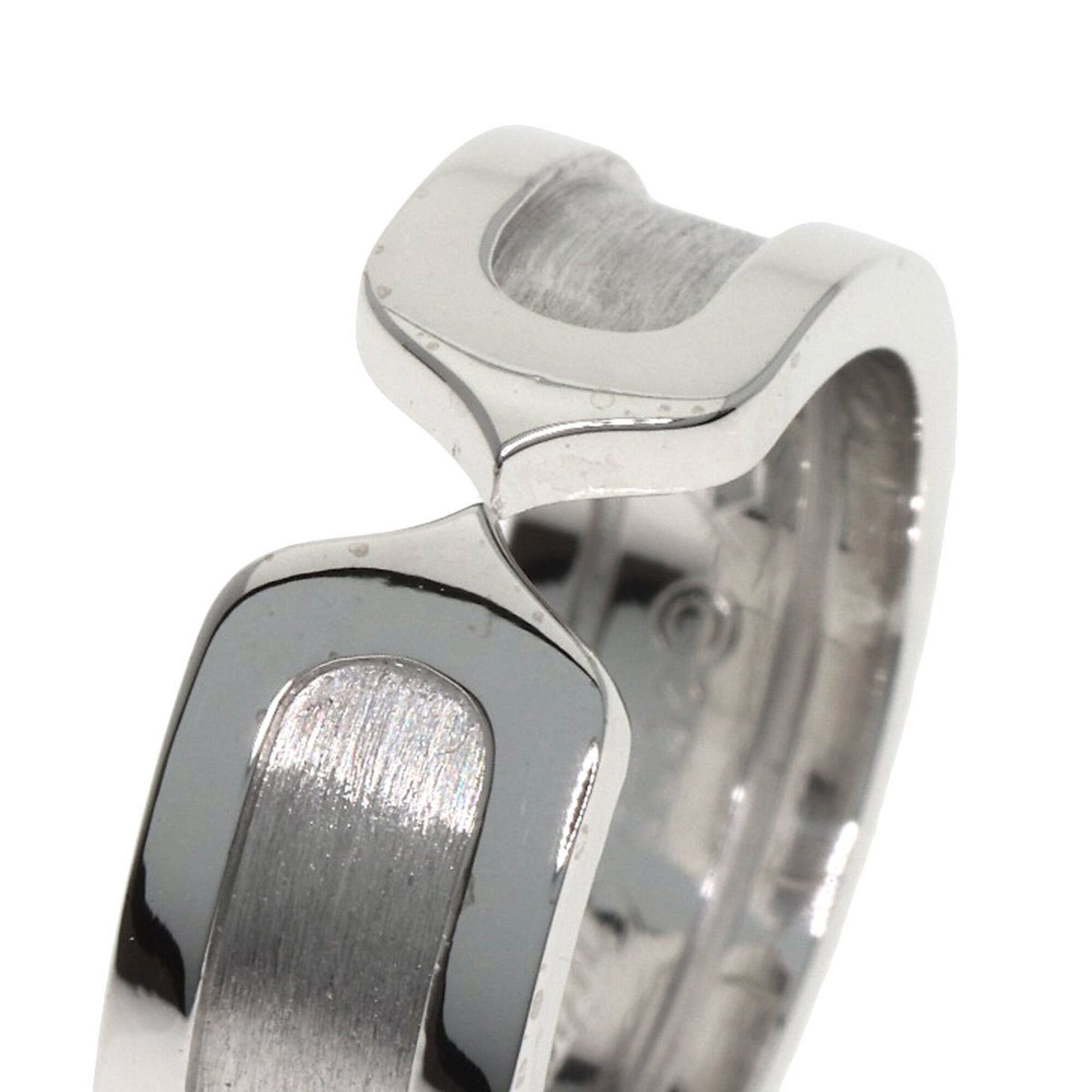 Cartier Cartier C2 SM #48 Ring, 18K White Gold, Women's, CARTIER Size ONE SIZE - 8 Thumbnail