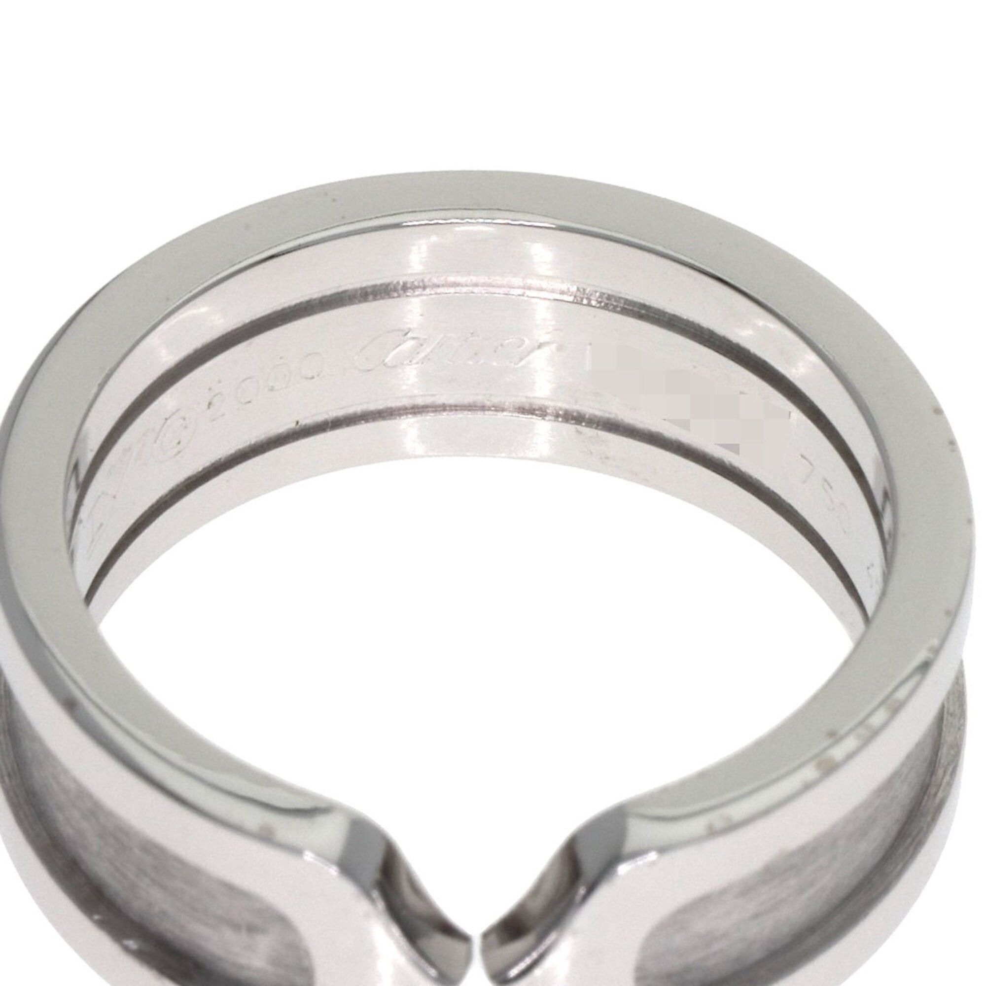Cartier Cartier C2 SM #48 Ring, 18K White Gold, Women's, CARTIER Size ONE SIZE - 5 Thumbnail