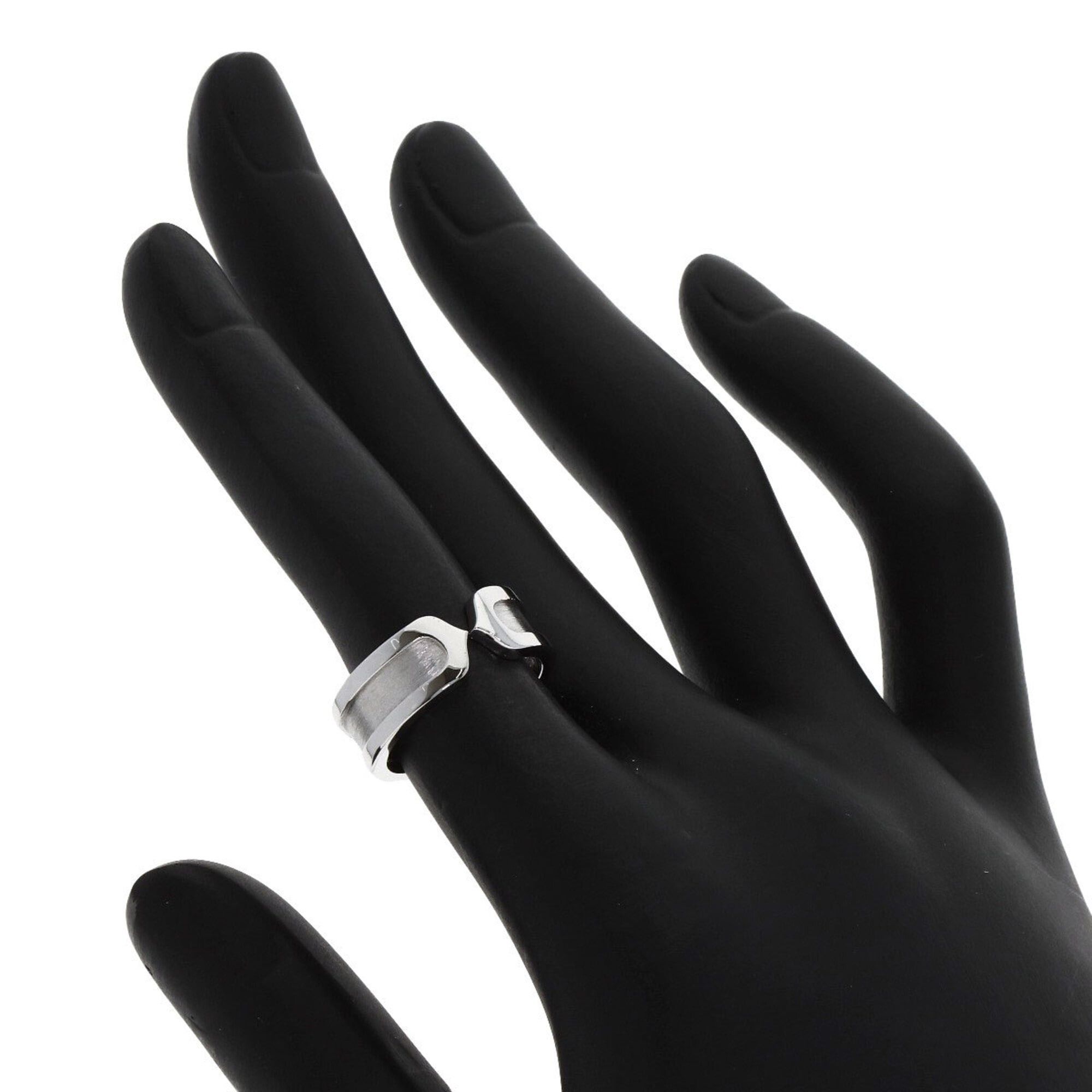 Cartier Cartier C2 SM #48 Ring, 18K White Gold, Women's, CARTIER Size ONE SIZE - 7 Thumbnail