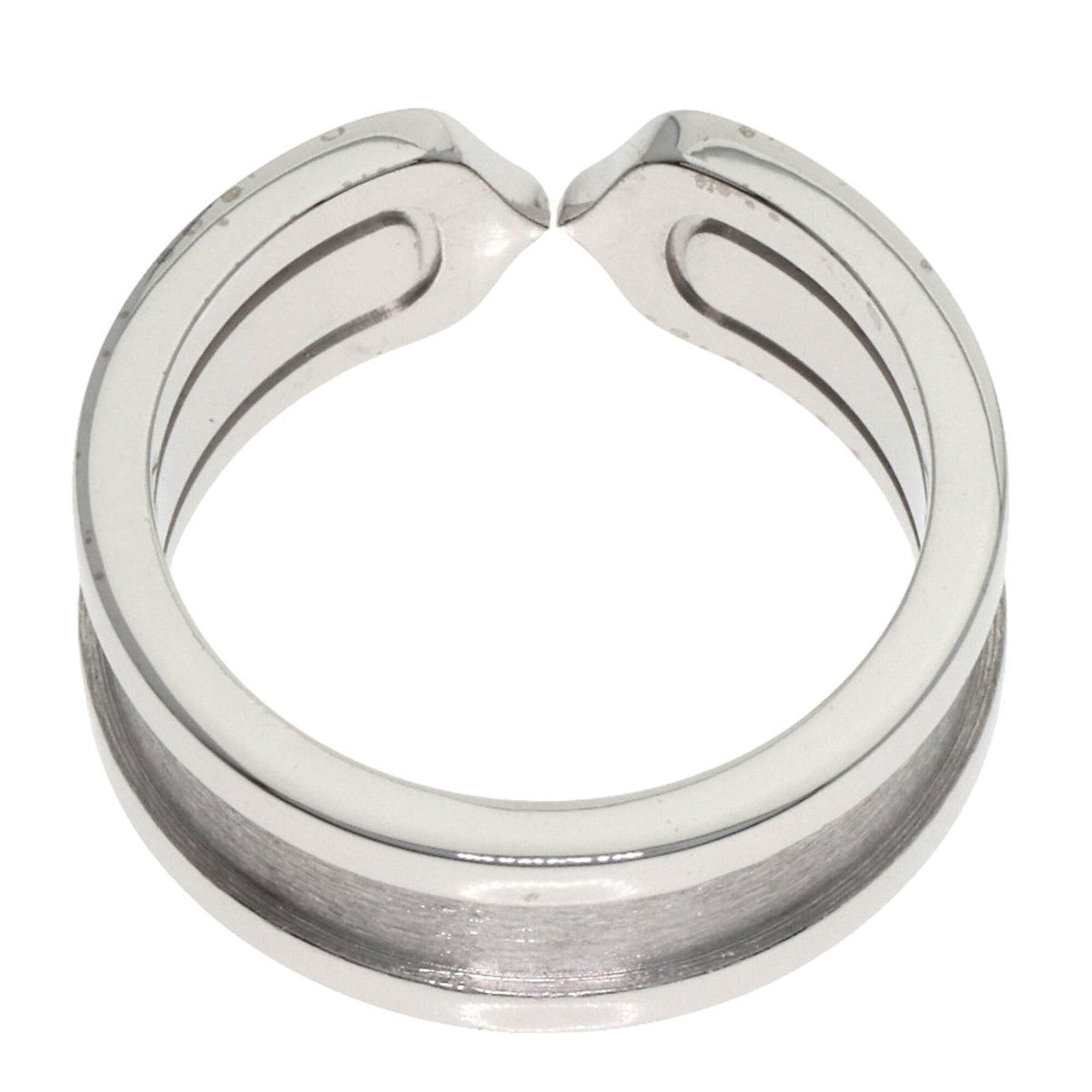 Cartier Cartier C2 SM #48 Ring, 18K White Gold, Women's, CARTIER Size ONE SIZE - 4 Thumbnail